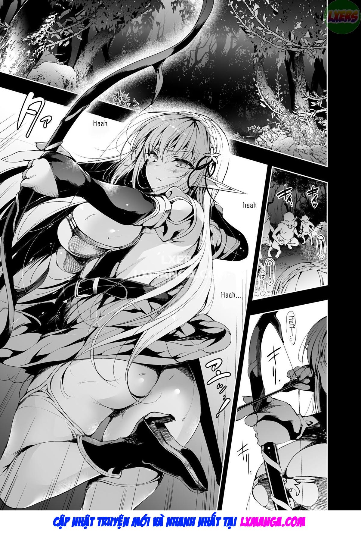 Đọc truyện hentai Elf ni Inmon o Tsukeru Hon Chap 2 LEVEL:2