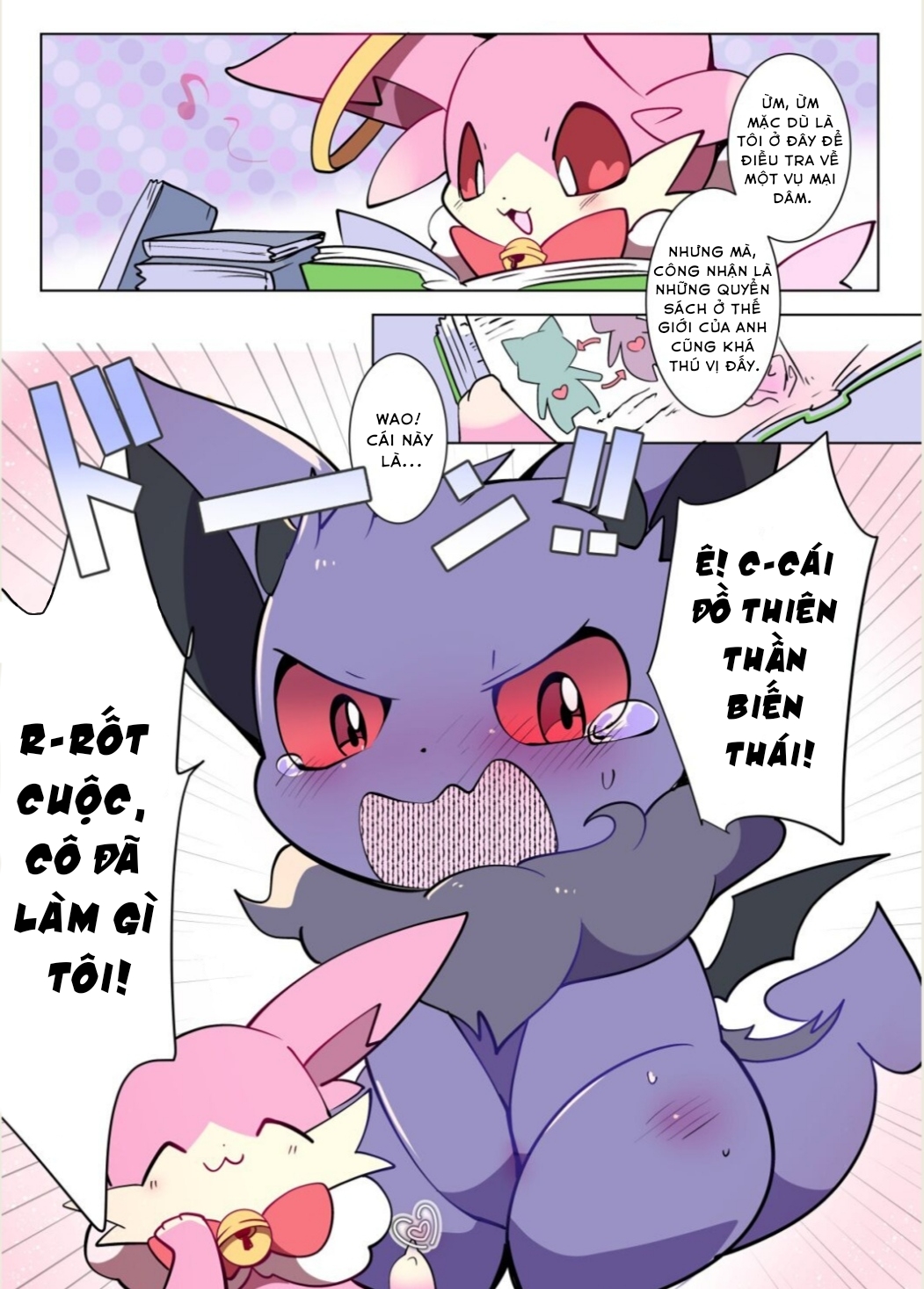 Đọc truyện hentai Thiên thần và ác quỷ - Oneshot + bonus (full color)
