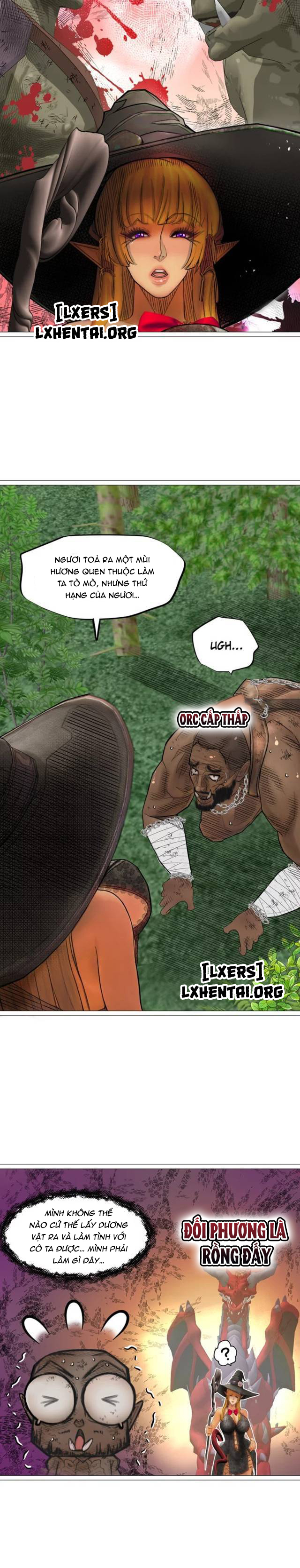 Đọc truyện hentai Nữ Hoàng Dark Elf Và Nô Lệ Orc - Chap 18