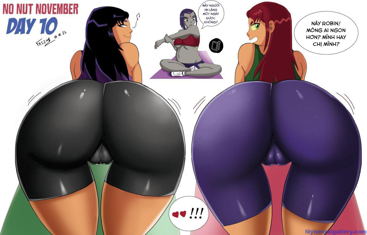 Đọc truyện hentai Teen Titan - No Nut November - Oneshot