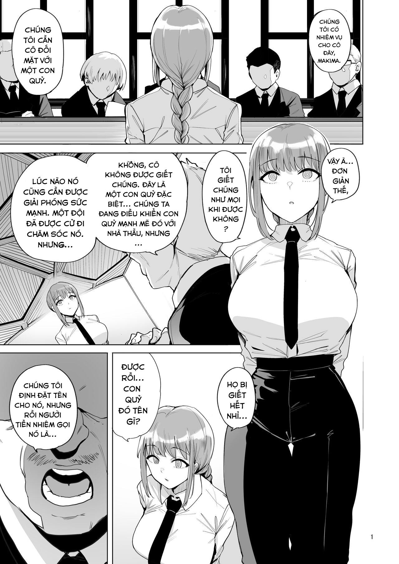 Đọc truyện hentai Makima với cặc quỷ. (Chainsaw Man) - Oneshot
