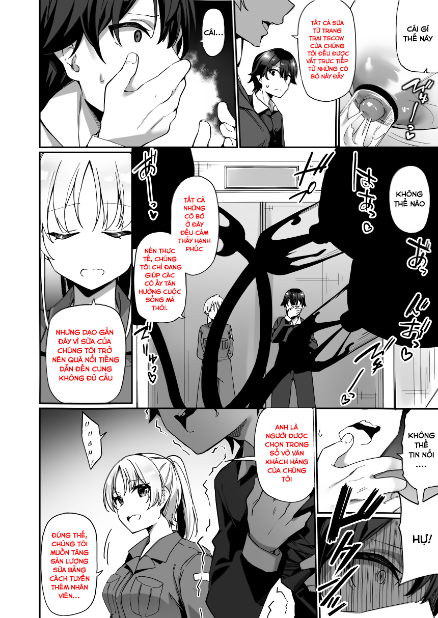 Đọc truyện hentai Bị biến thành bò sữa, tôi bị vắt sữa không ngừng~ - Oneshot