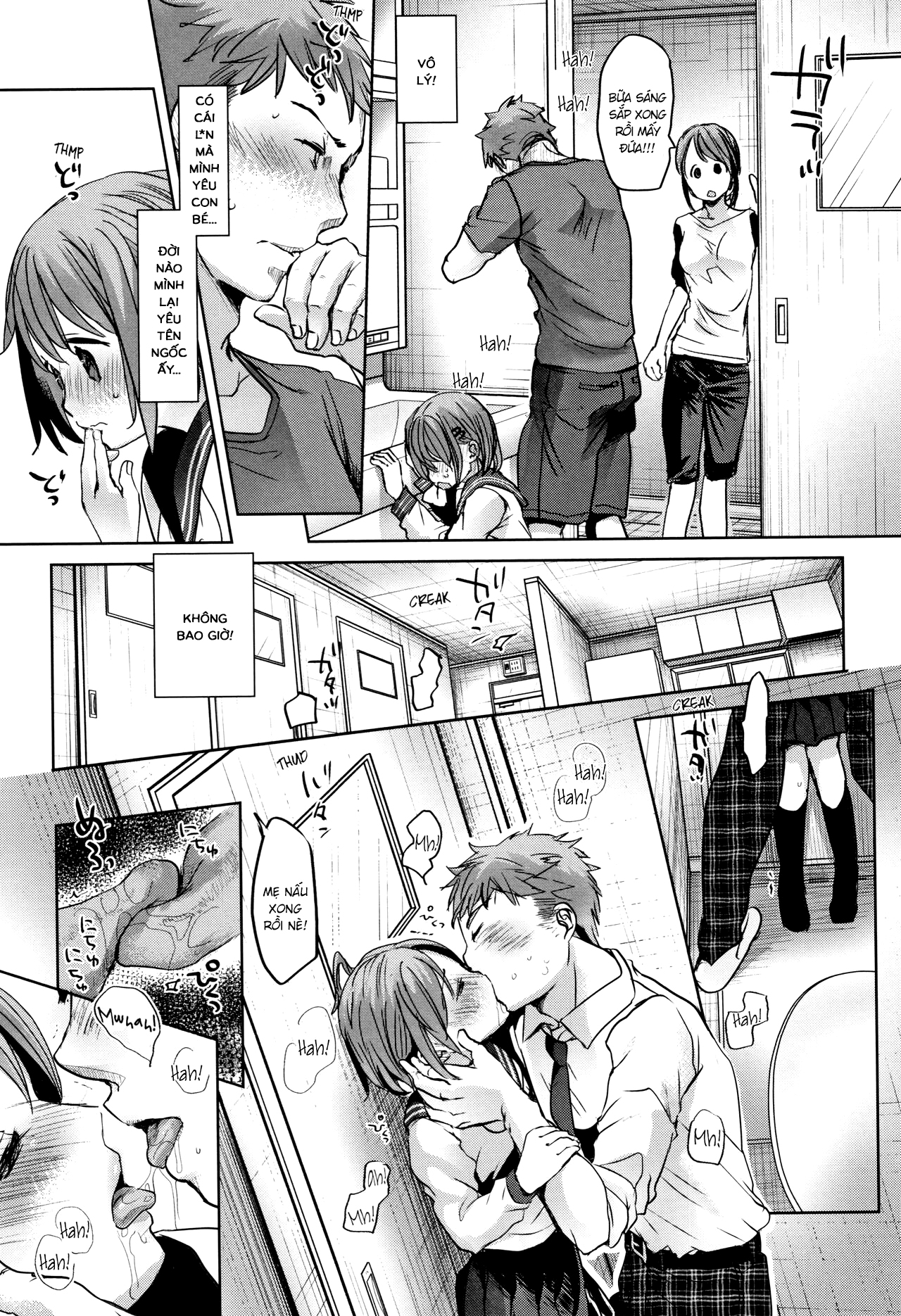 Đọc truyện hentai Khi bố mẹ vắng nhà - Oneshot