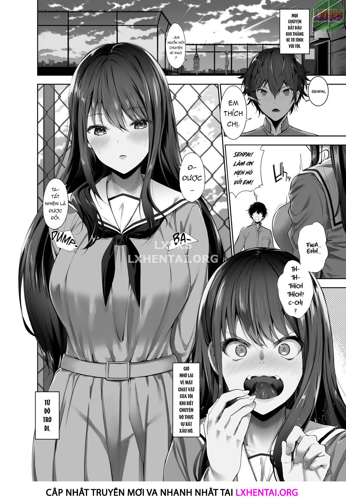 Đọc truyện hentai Câu chuyện về tiền bối trở nên phấn khích và bị ám ảnh bởi tình dục - Oneshot