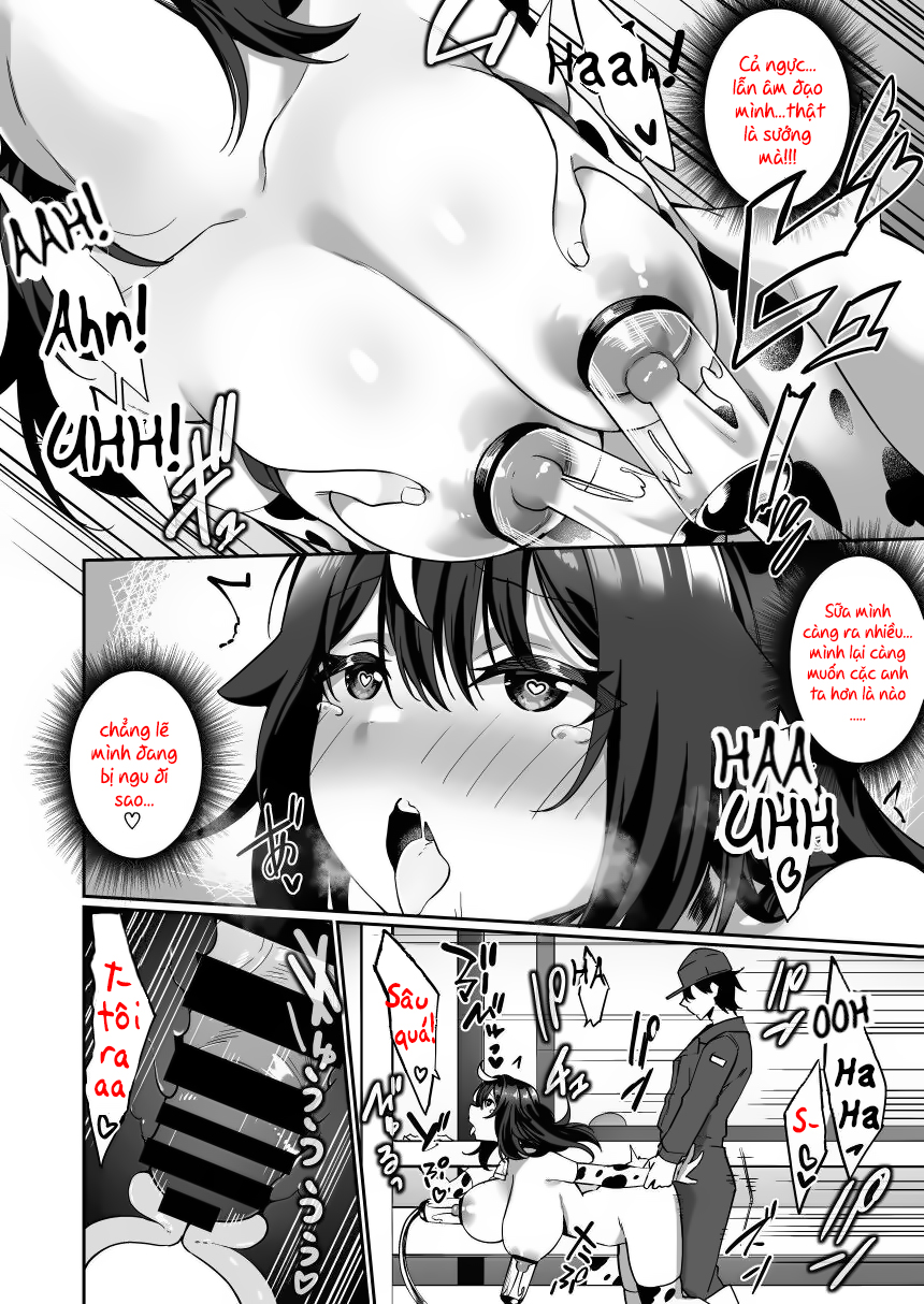 Đọc truyện hentai Bị biến thành bò sữa, tôi bị vắt sữa không ngừng~ - Oneshot