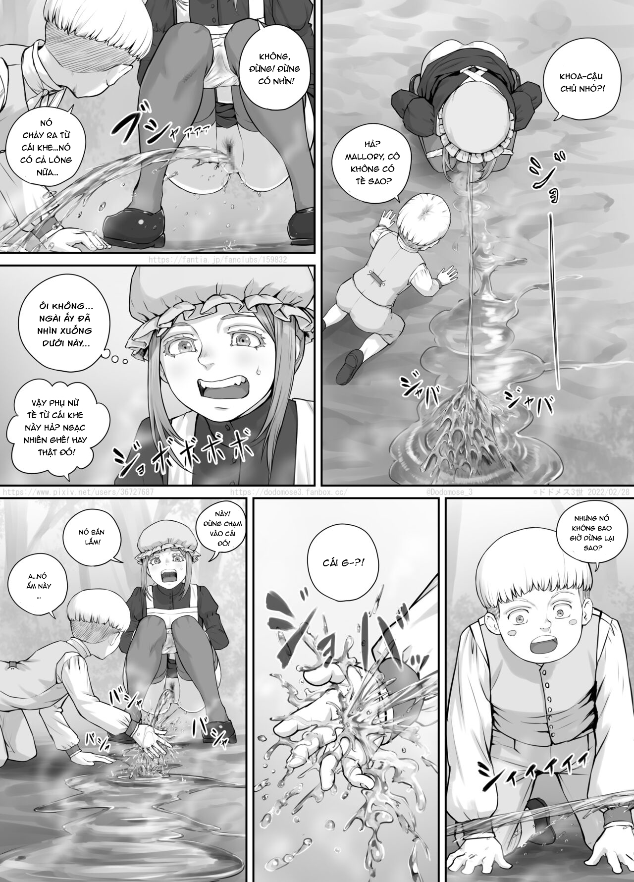 Đọc truyện hentai Manga hầu gái và tu sĩ - Oneshot.