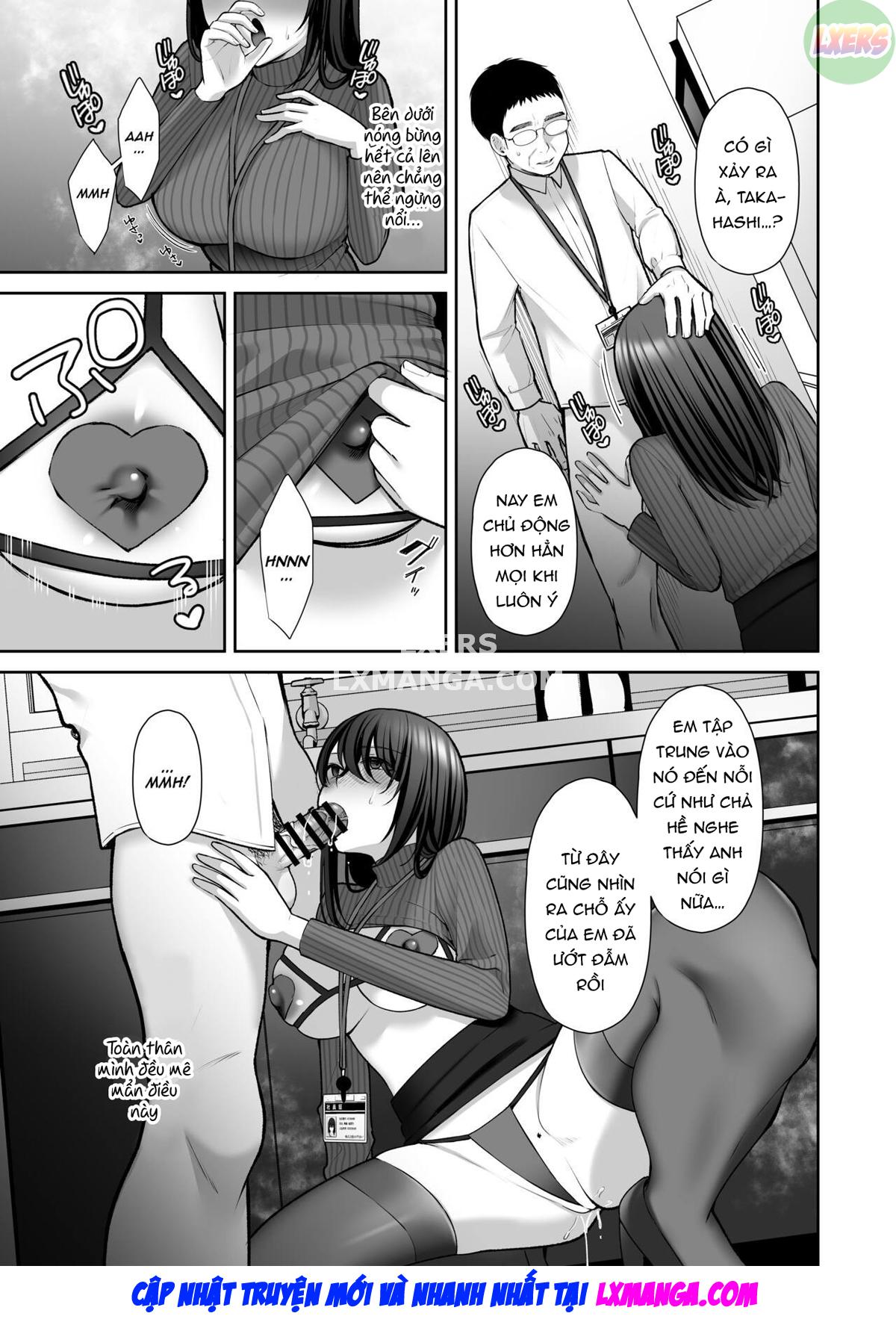 Đọc truyện hentai An Office Lady's Behind The Scenes Masochistic Onahole Training - Chap 2