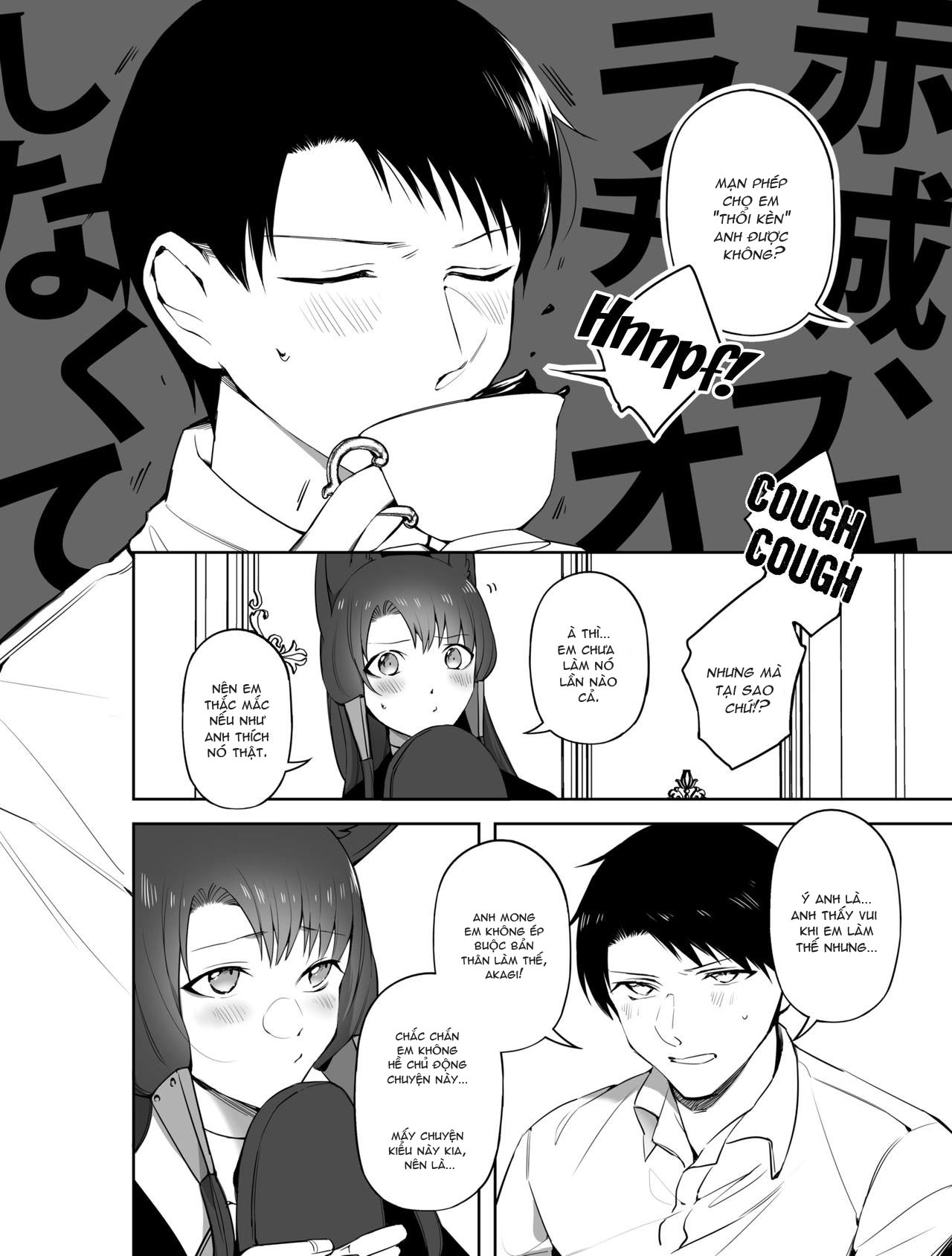 Đọc truyện hentai Cuốn sách khiến Akagi phải bú cu (Azurane) - Oneshot