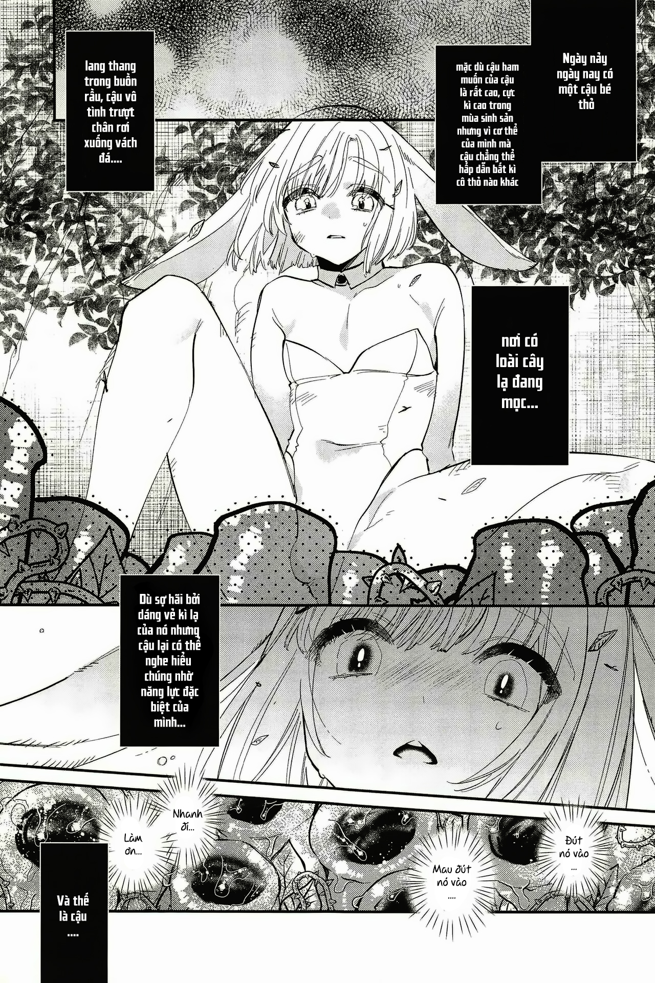 Đọc truyện hentai Kichiku Shokushu to Torotoro Usa-chan - Oneshot