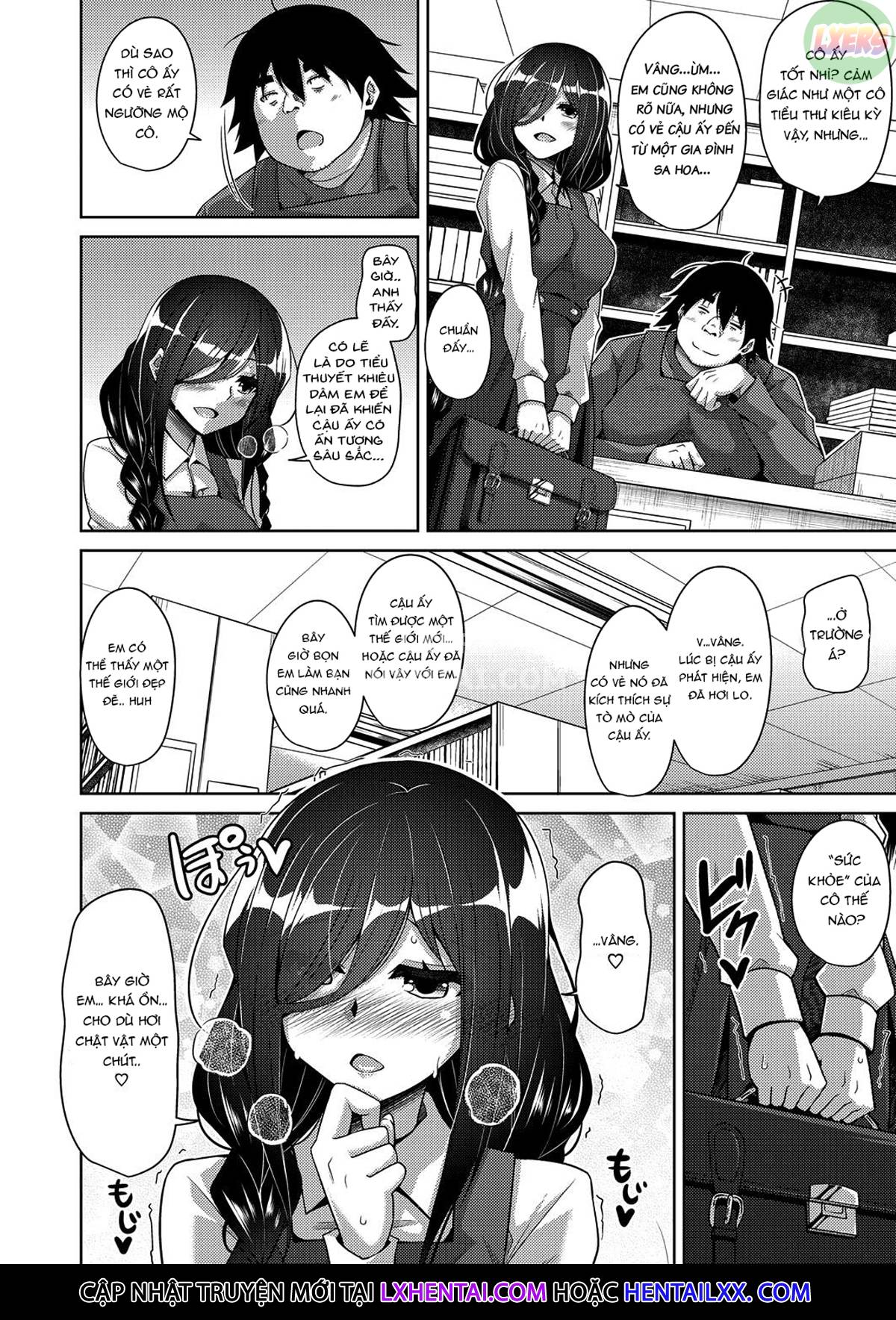 Đọc truyện hentai A Bitch Rose Shrouded In Books Chap 3
