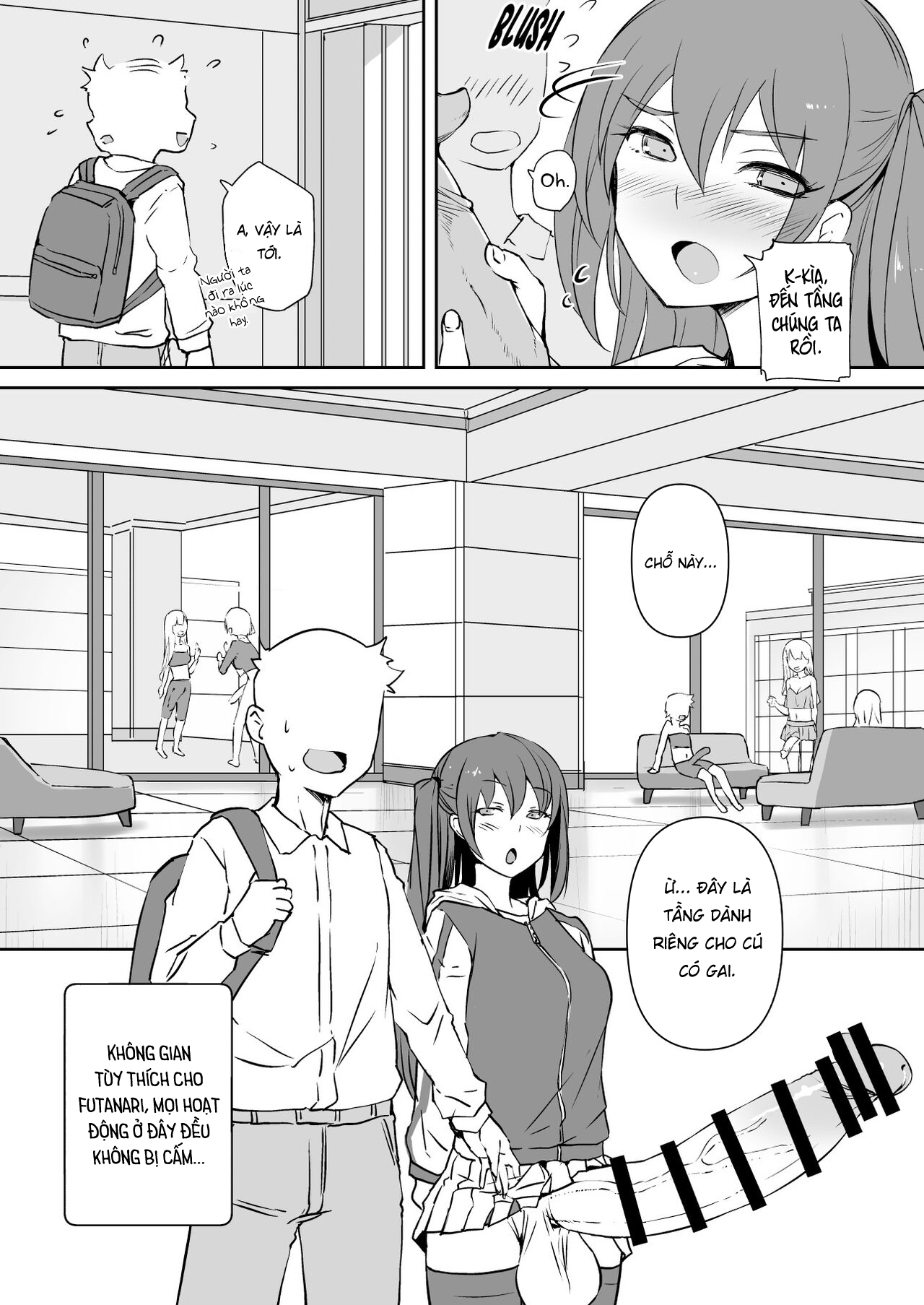 Đọc truyện hentai Bạn gái Futa - Oneshot