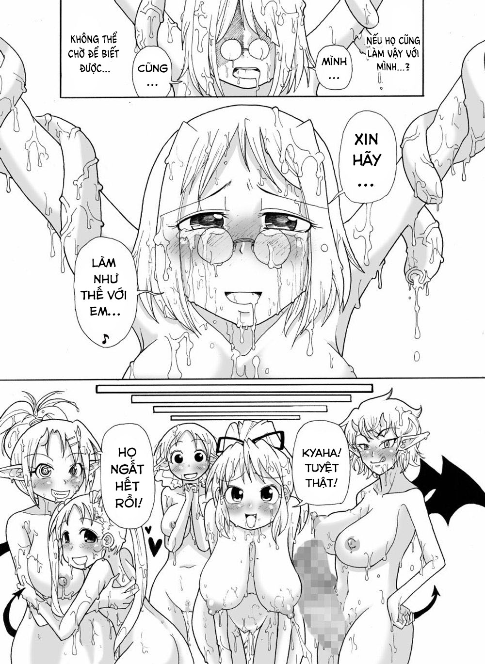 Đọc truyện hentai Kankin Tairankou!! Succubus no Kan - Oneshot