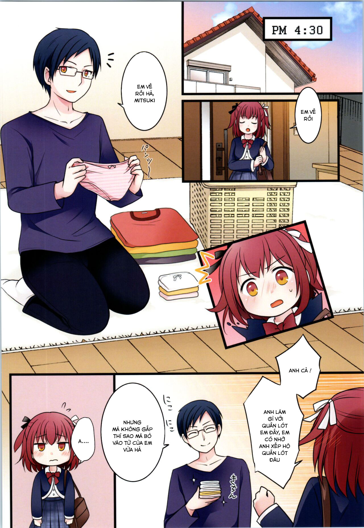 Đọc truyện hentai TS Shite Onitatchi no Seiyokushori Kakari ni natta tachi no toaru Ichinichi - Oneshot