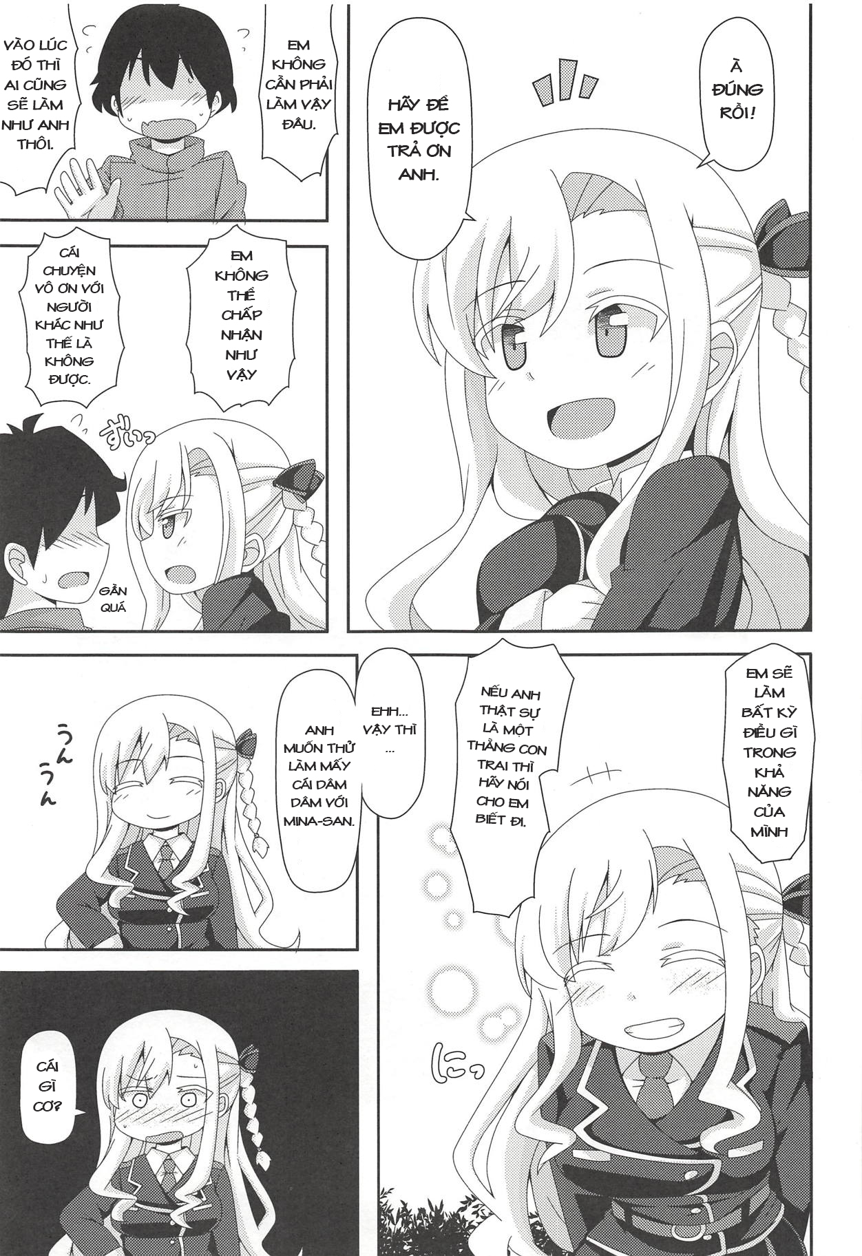 Đọc truyện hentai Véo bằng đùi trần!! (Hạm đội trường trung học) - Oneshot
