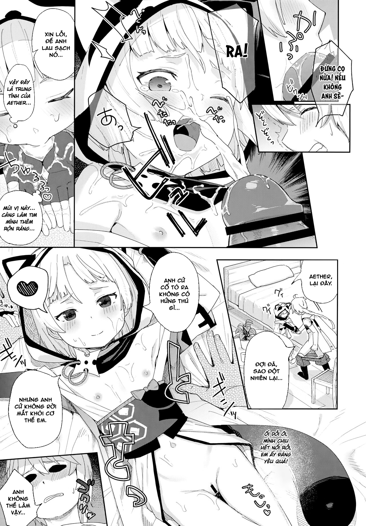 Đọc truyện hentai Em có vụng về không? - Làm xong bộ này tôi cũng đi ngủ đây, oáp~