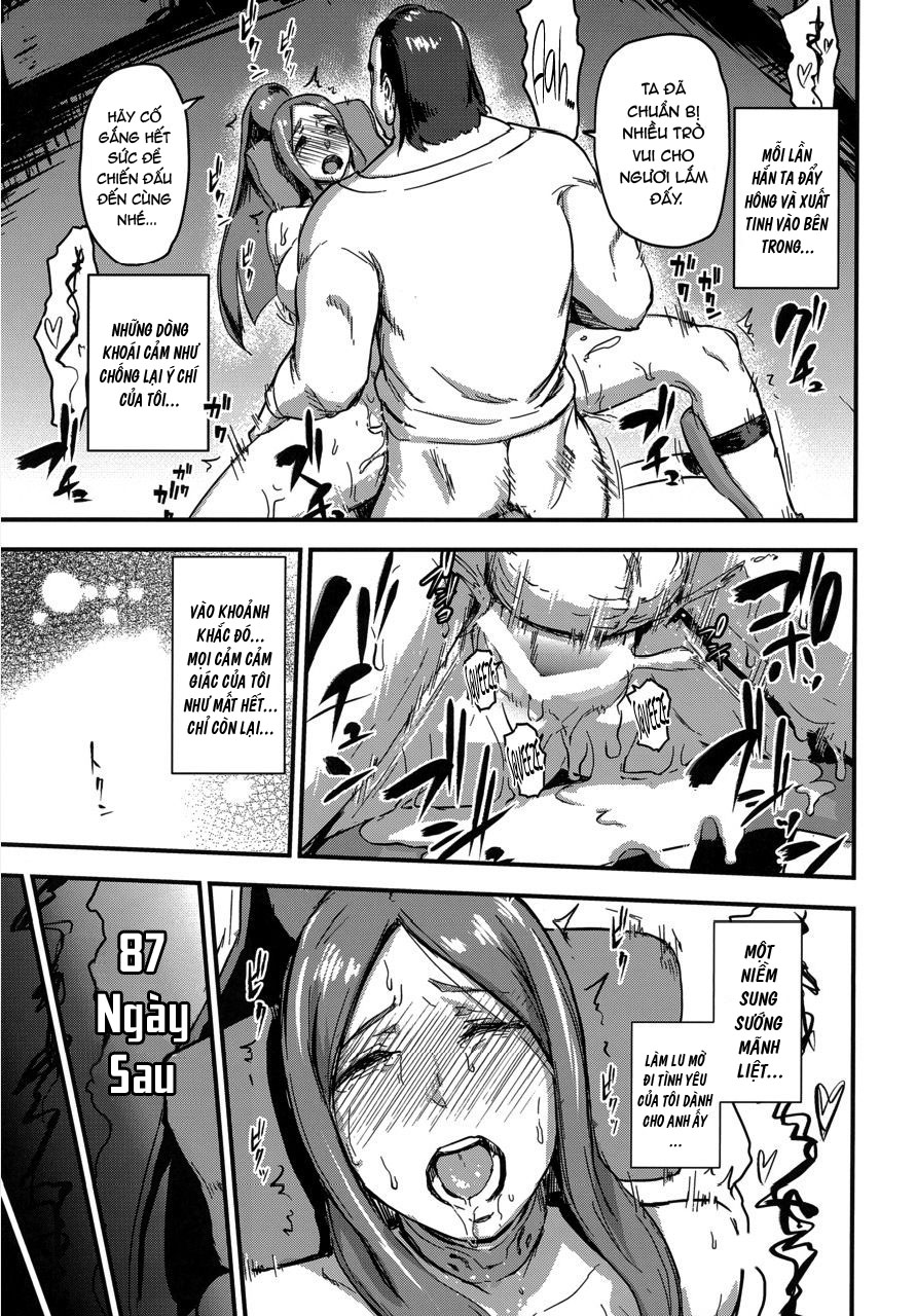 Đọc truyện hentai Majuu Teikoku Hishi Otto no Tame ni Kairaku Goumon ni Taeru Boukoku no Ouhi - Oneshot