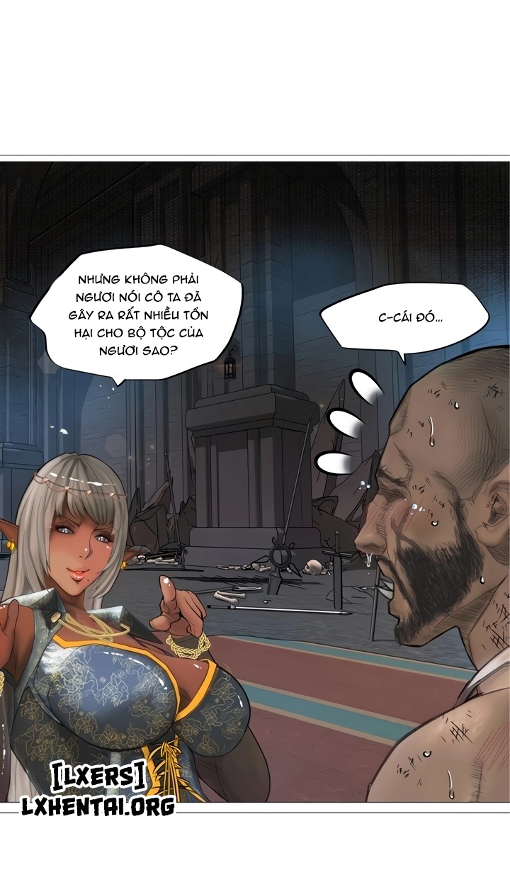Đọc truyện hentai Nữ Hoàng Dark Elf Và Nô Lệ Orc - Chap 23
