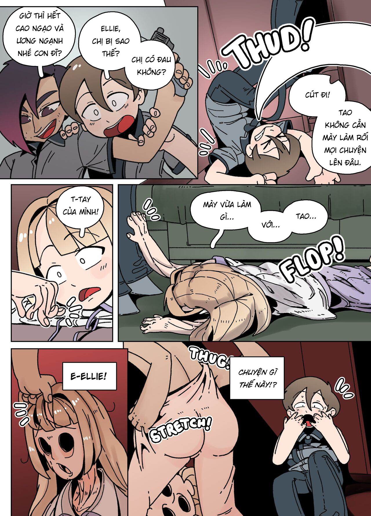 Đọc truyện hentai Bộ đồ da Ellie - Chap 1
