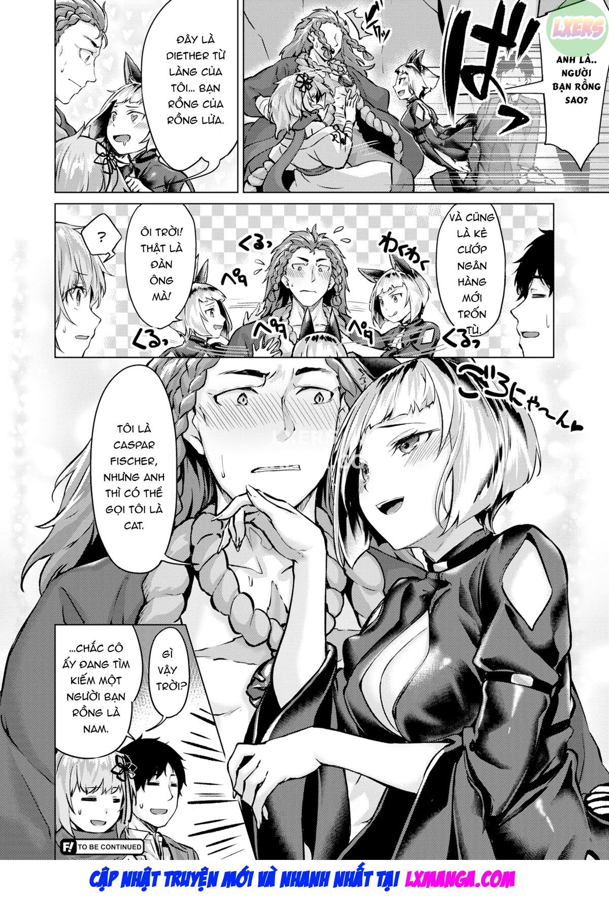 Đọc truyện hentai Drache Freund ~Bạn đồng hành của rồng~ - Chap 3 | Cat-Eared Whip-Wielder