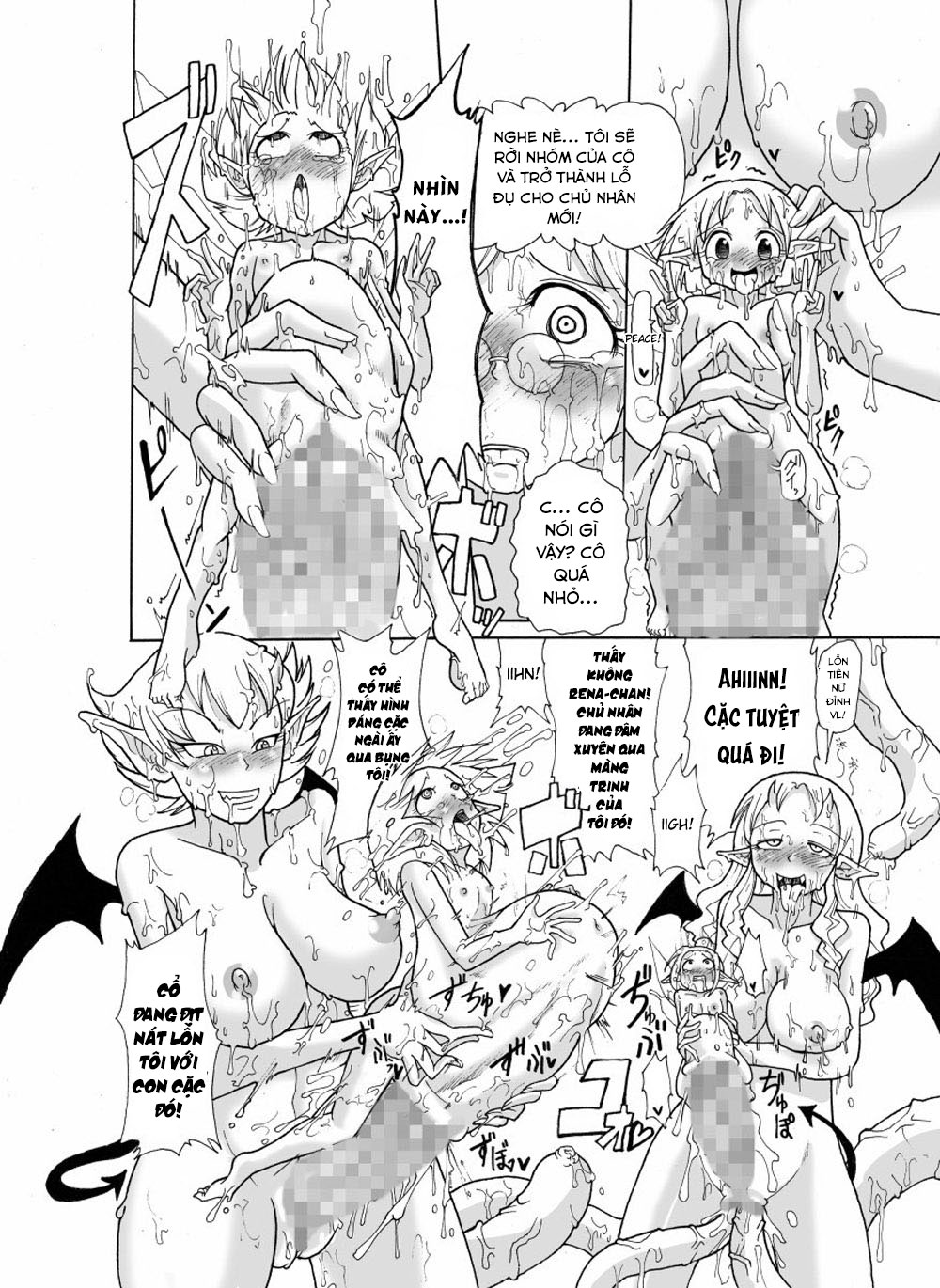 Đọc truyện hentai Kankin Tairankou!! Succubus no Kan - Oneshot