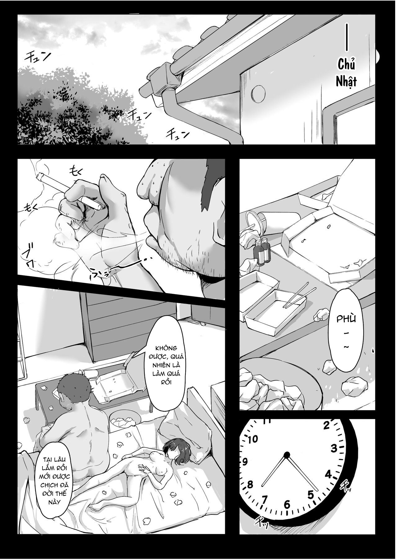 Đọc truyện hentai Namaiki na ♀ o Oji-san ga Wakaraseta Hi - Oneshot