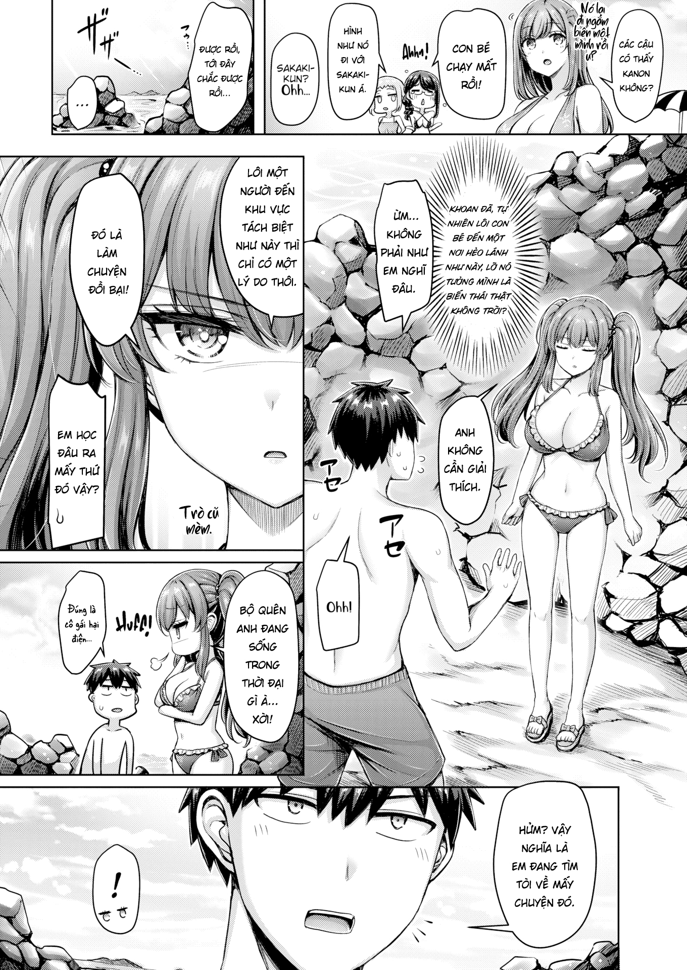 Đọc truyện hentai Hotgirl bãi biển - Oneshot