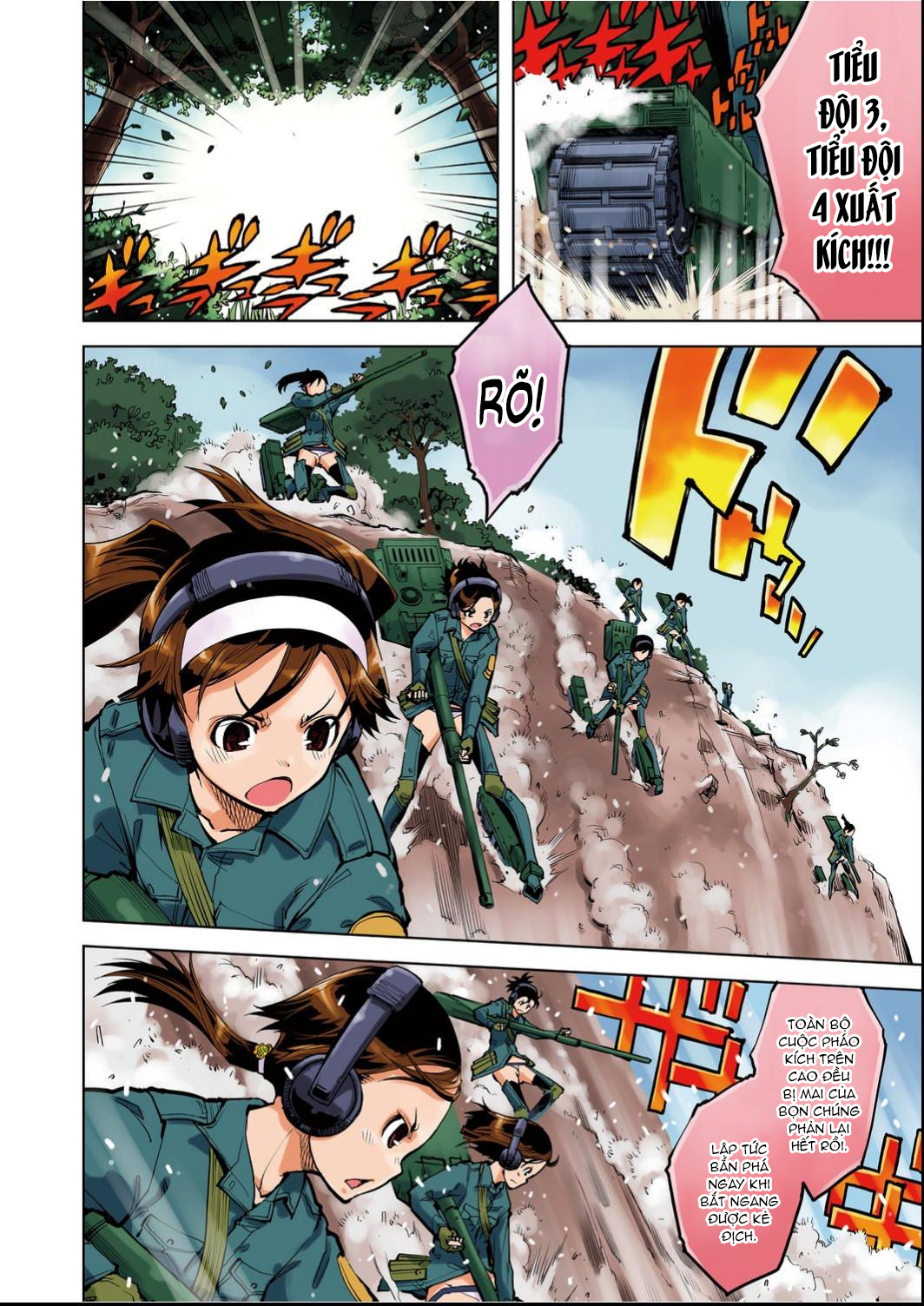 Đọc truyện hentai Những thiếu nữ chiến xa Chiến tuyến số 1