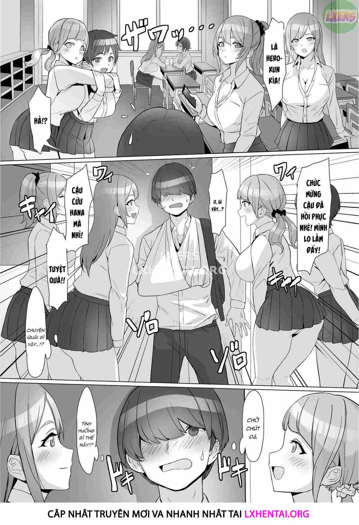 Đọc truyện hentai I Saved A Gal, Then I Think I Reincarnated Into Another World And My Life As A Riajuu Began! - Oneshot