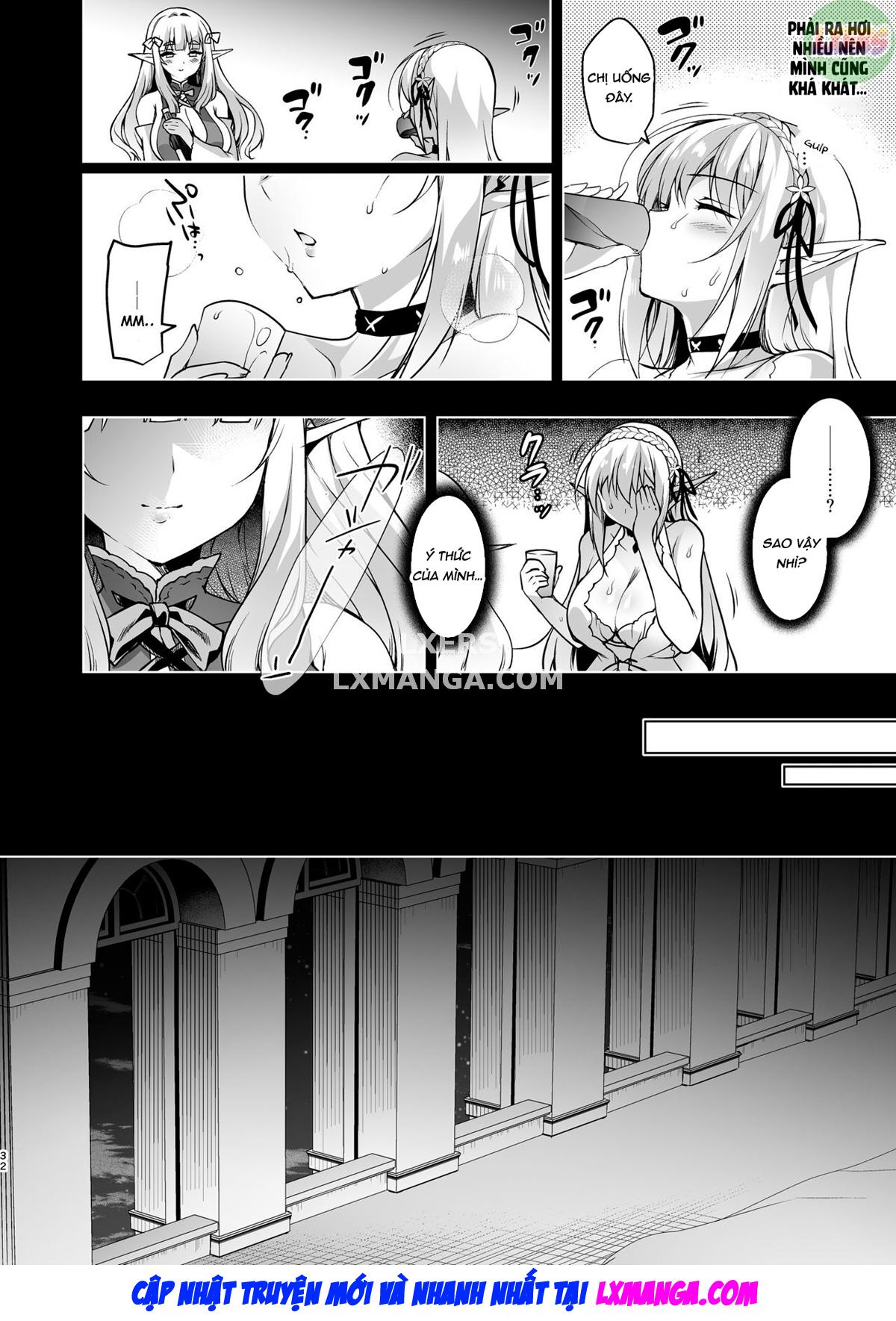 Đọc truyện hentai Elf ni Inmon o Tsukeru Hon Chap 3 LEVEL:3