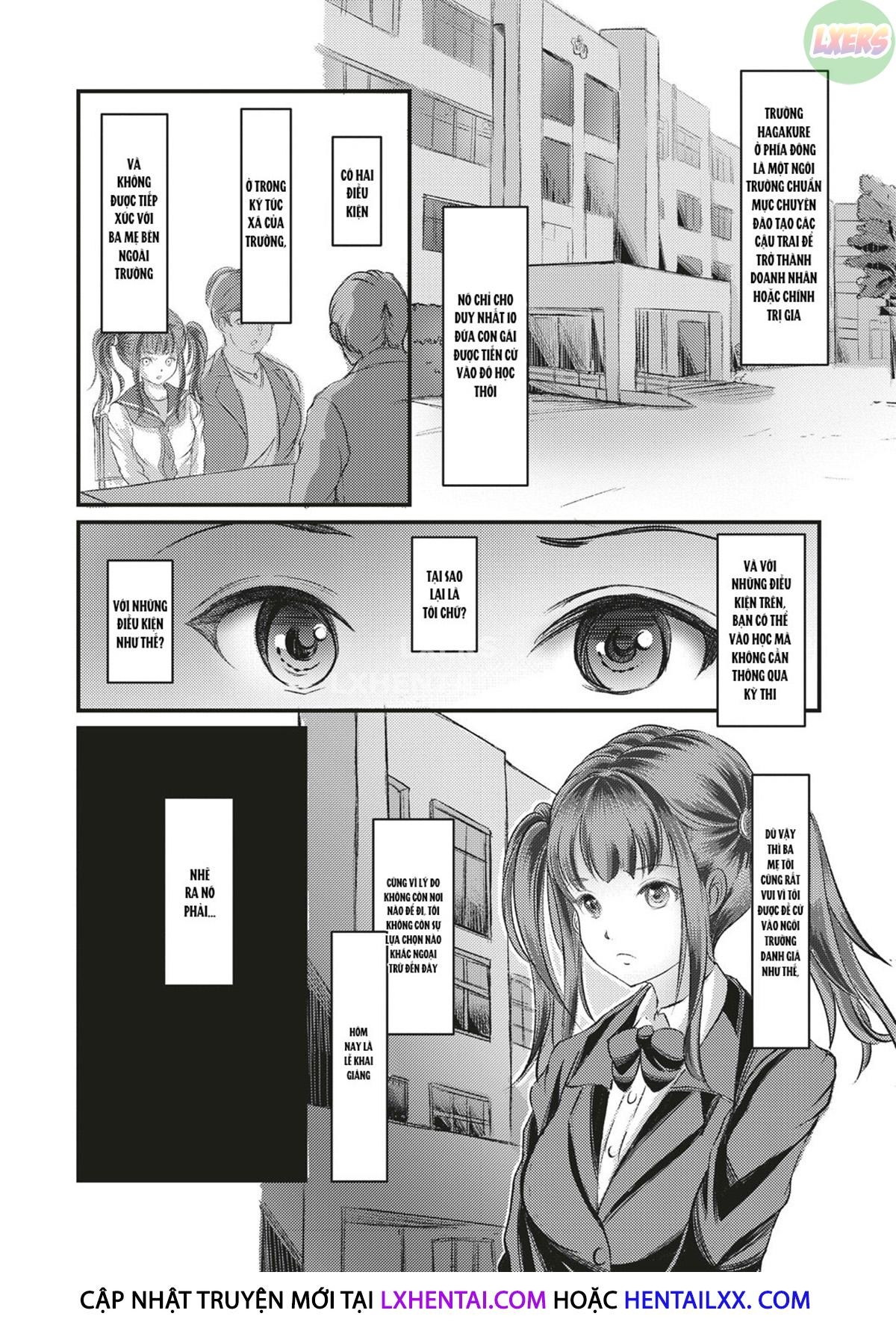 Đọc truyện hentai Kinbaku Seidorei Choukyou Gakuen - Chap 1