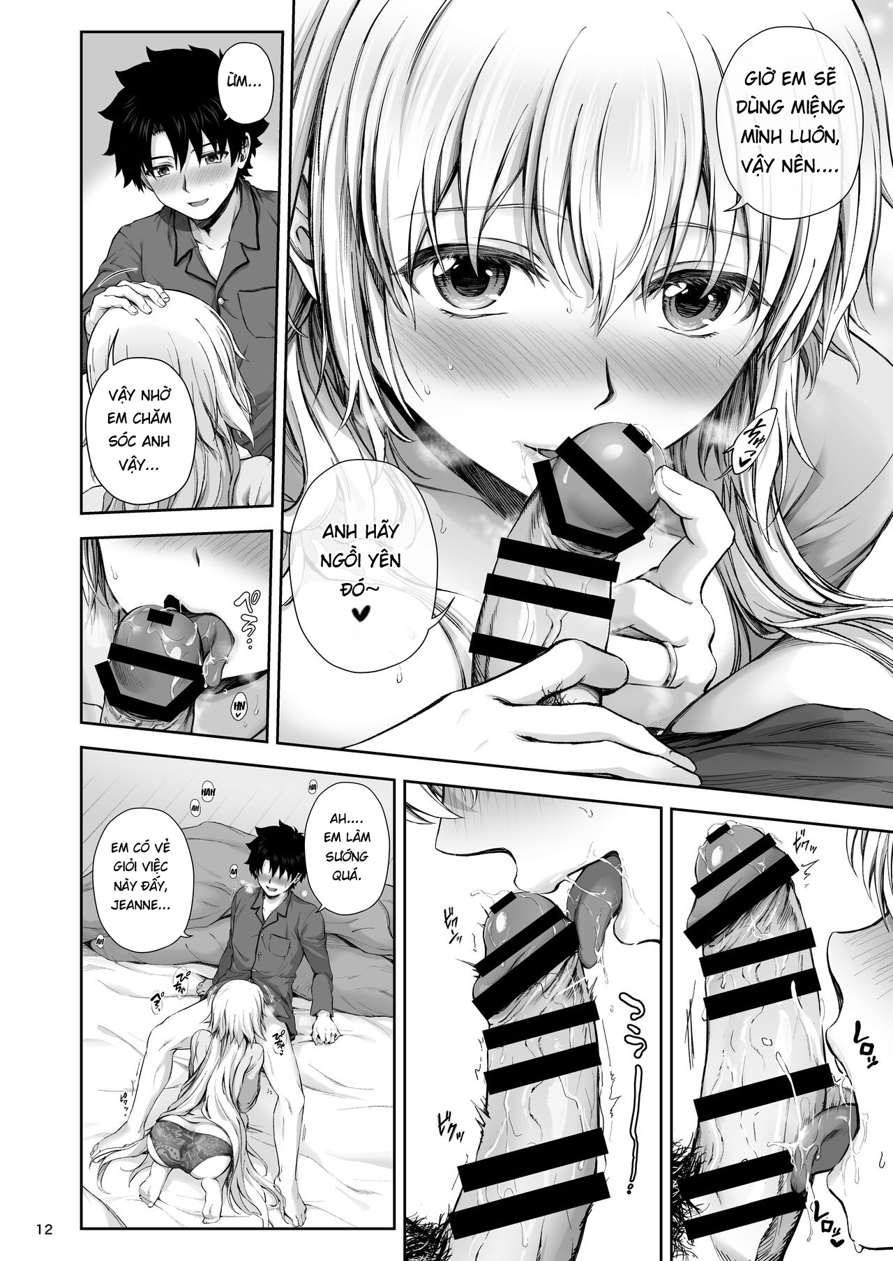 Đọc truyện hentai Cuộc sống hôn nhân với Jeanne - Oneshot