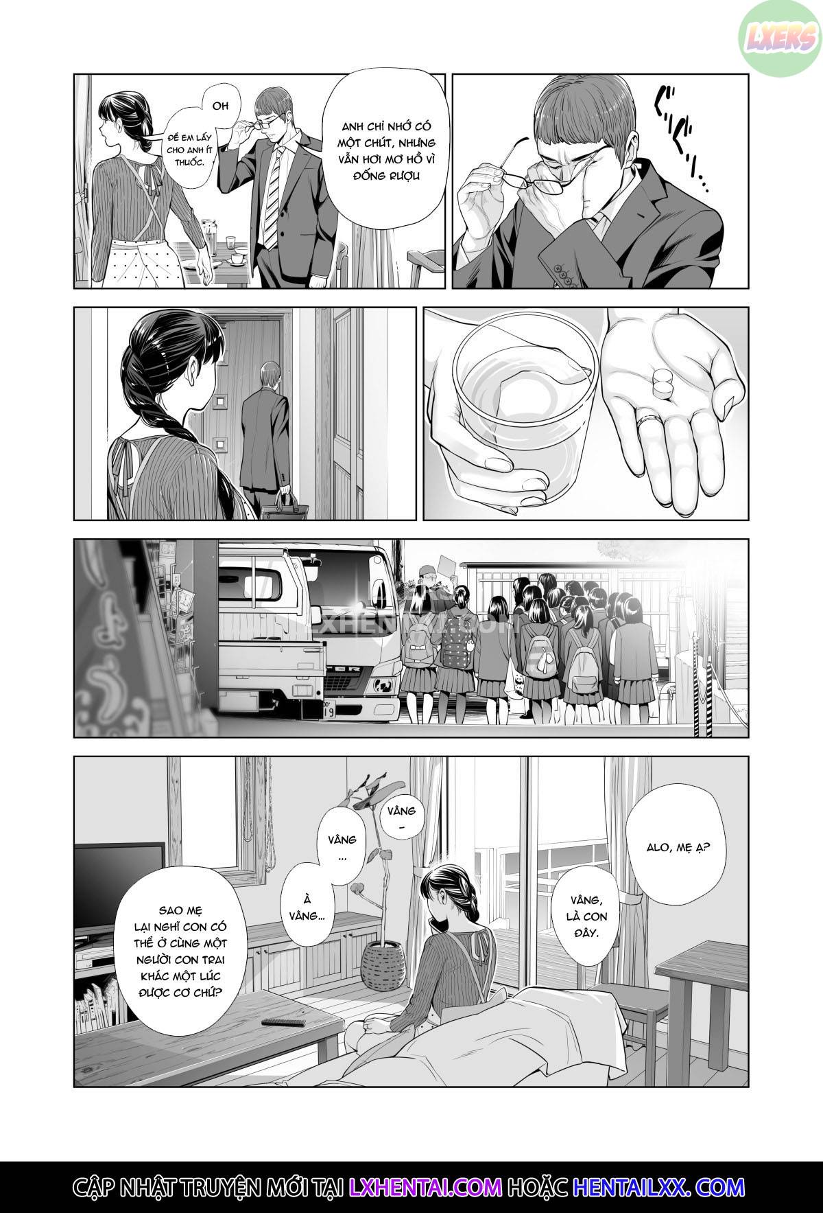 Đọc truyện hentai A Housewife Stolen By A Coworker Besides Her Blackout Drunk Husband - Chap 2