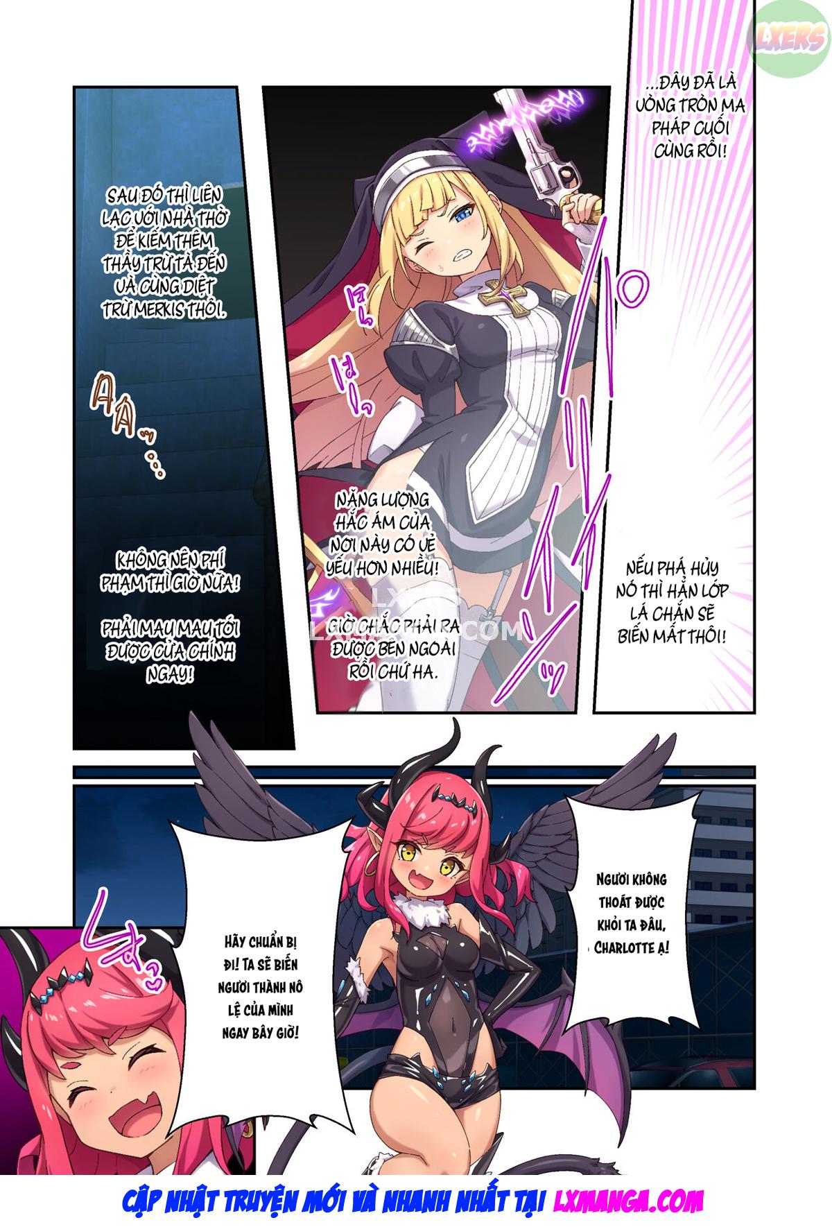 Đọc truyện hentai Nữ tu trừ tà Charlotte - Oneshot