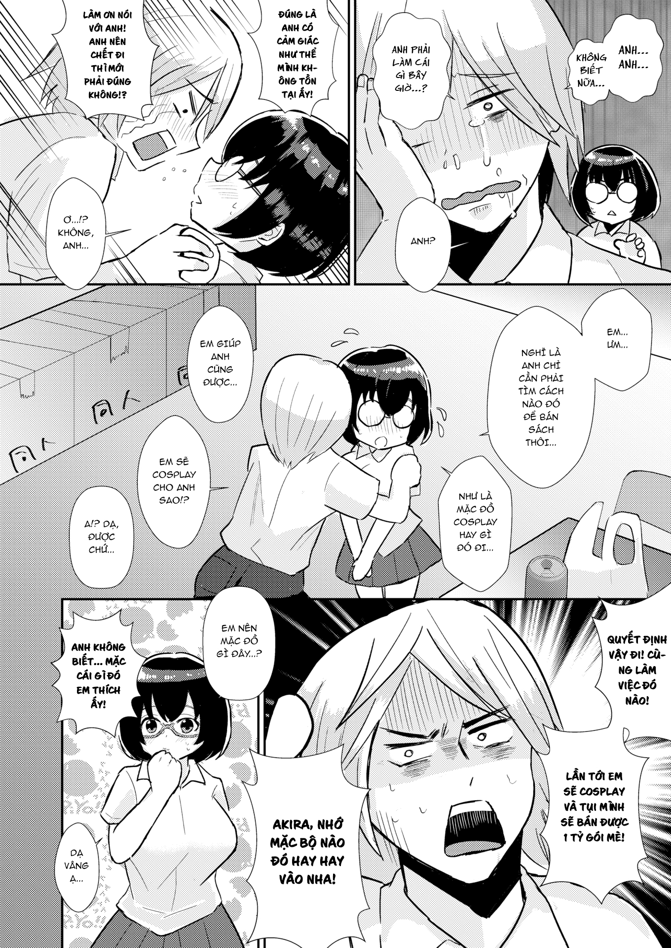 Đọc truyện hentai Cô em khóa dưới mộc mạc cùng câu lạc bộ của tôi đi làm người bán truyện ở quầy - Oneshot