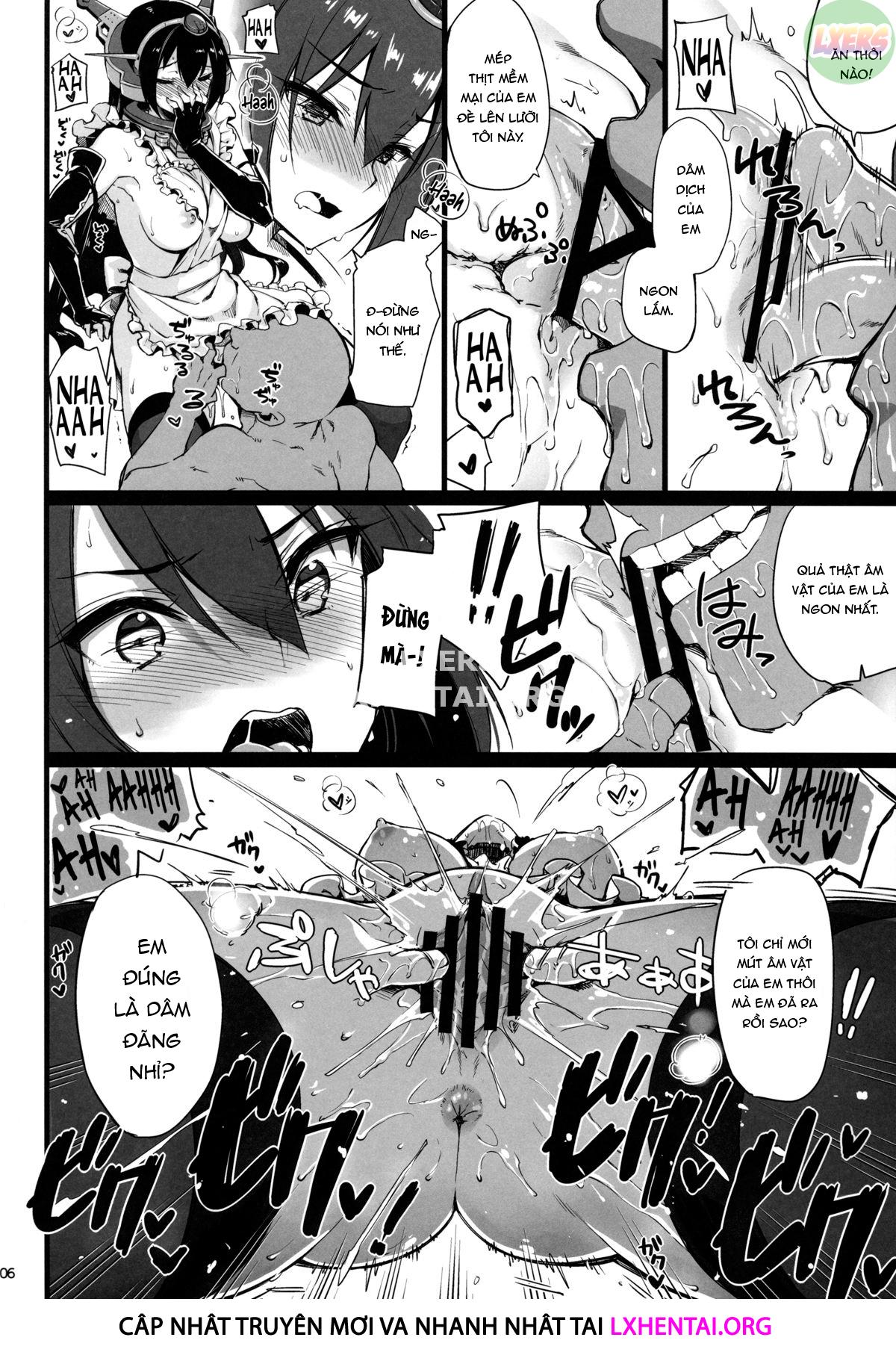 Đọc truyện hentai Rusuban Kan Nagato - Oneshot