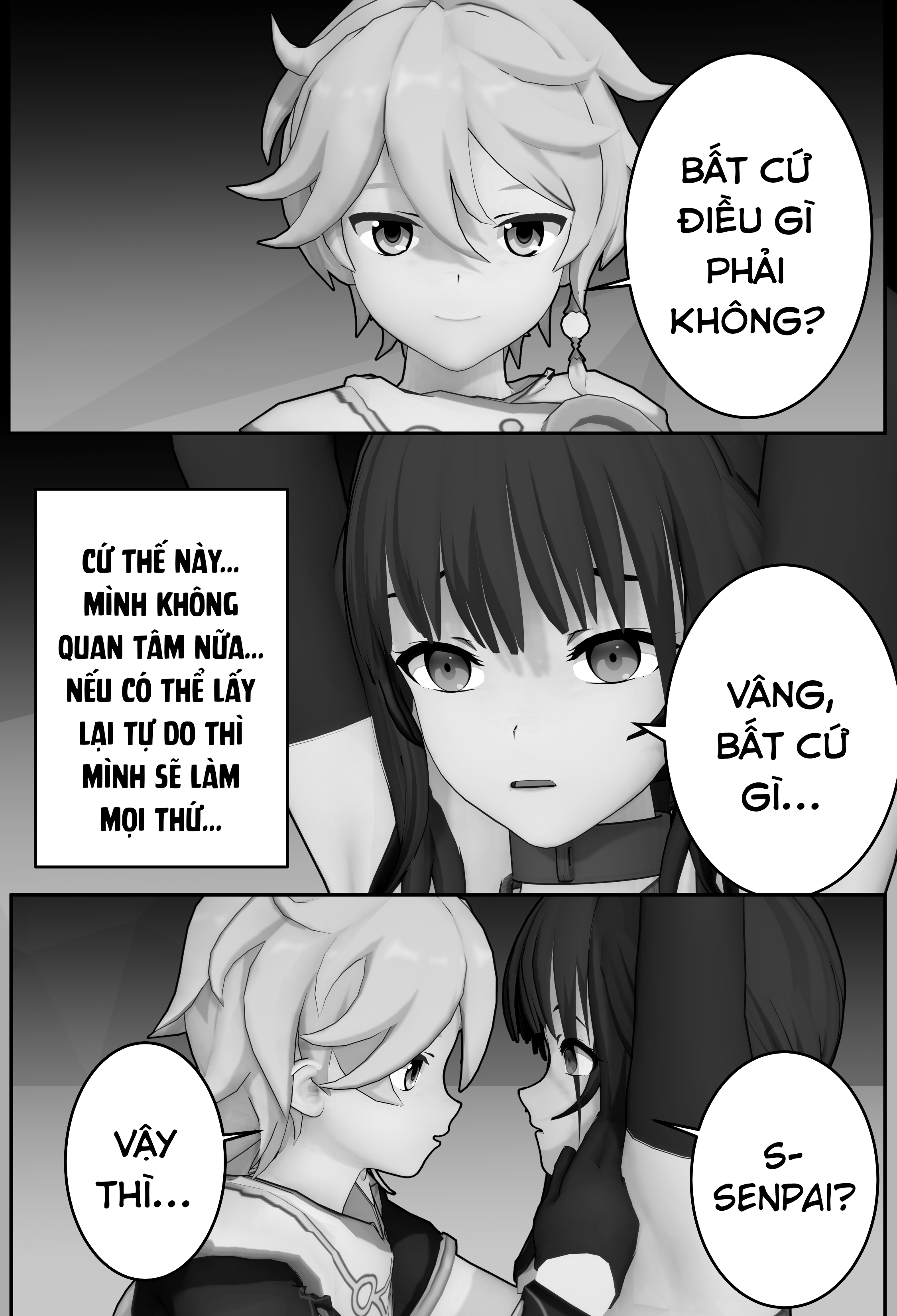 Đọc truyện hentai Hậu bối bé bỏng dễ thương của tôi không còn bướng bỉnh nữa! (Genshin Impact) - Oneshot
