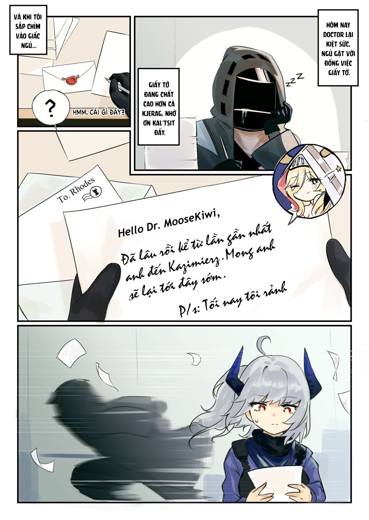 Đọc truyện hentai Lá thư của Viviana. (Arknights) - Oneshot