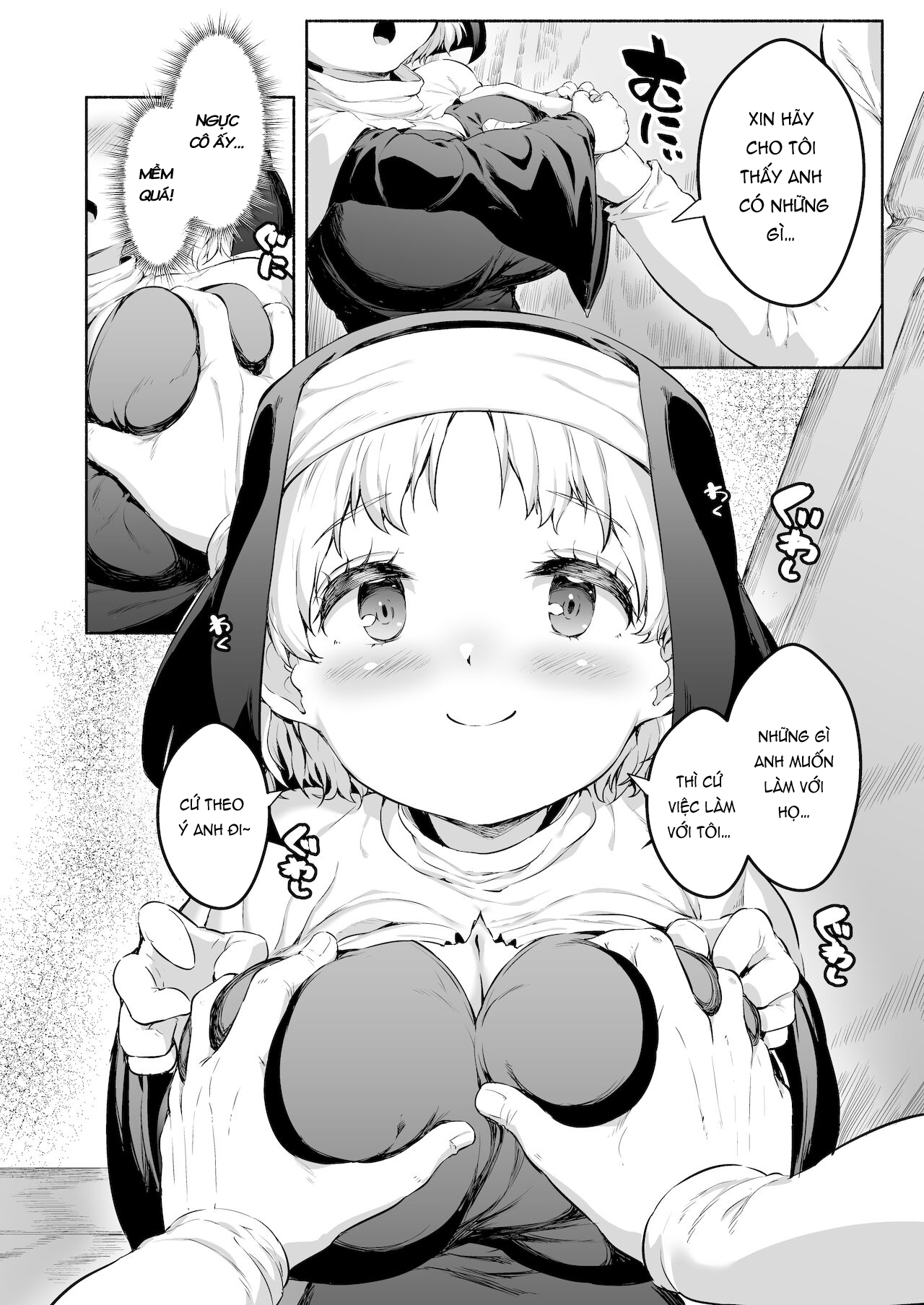 Đọc truyện hentai Ecchi na Zange o Sasete kureru Keiken na Loli Kyonyuu Sister-chan - Oneshot.