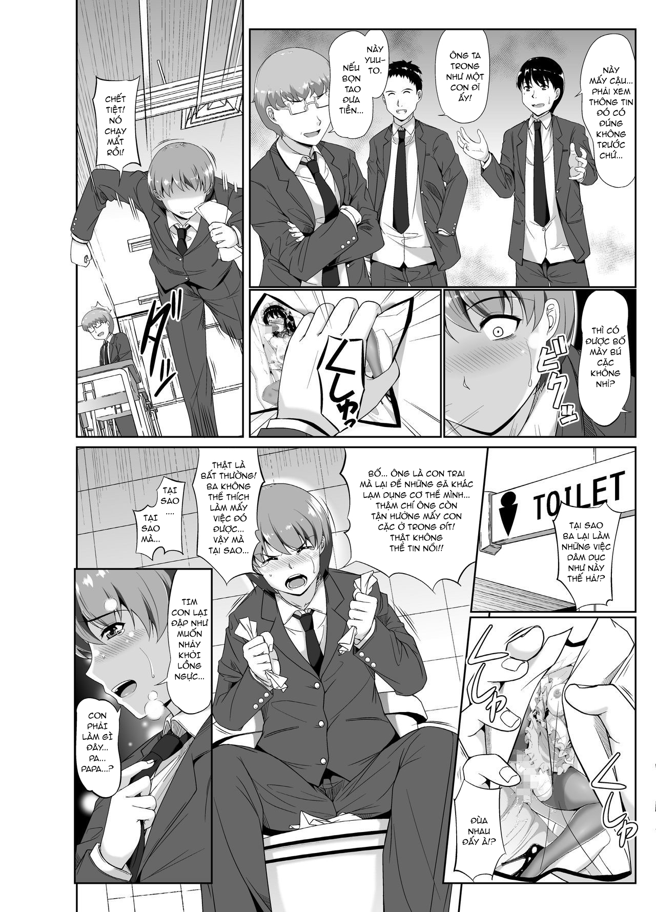 Đọc truyện hentai Papa, Boku no Onna ni Natte - Phần không màu