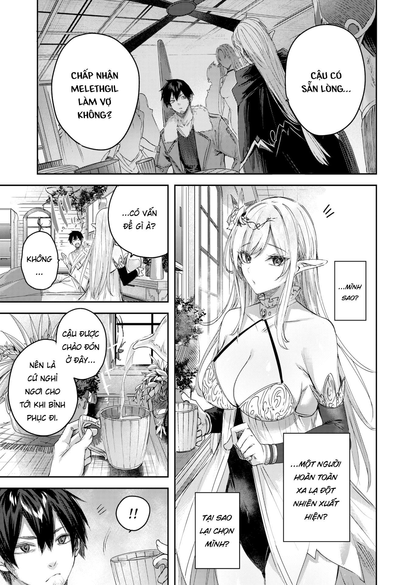 Đọc truyện hentai Cuộc chạm trán của chàng thợ săn đơn độc trong khu rừng yêu tinh - Chap 1