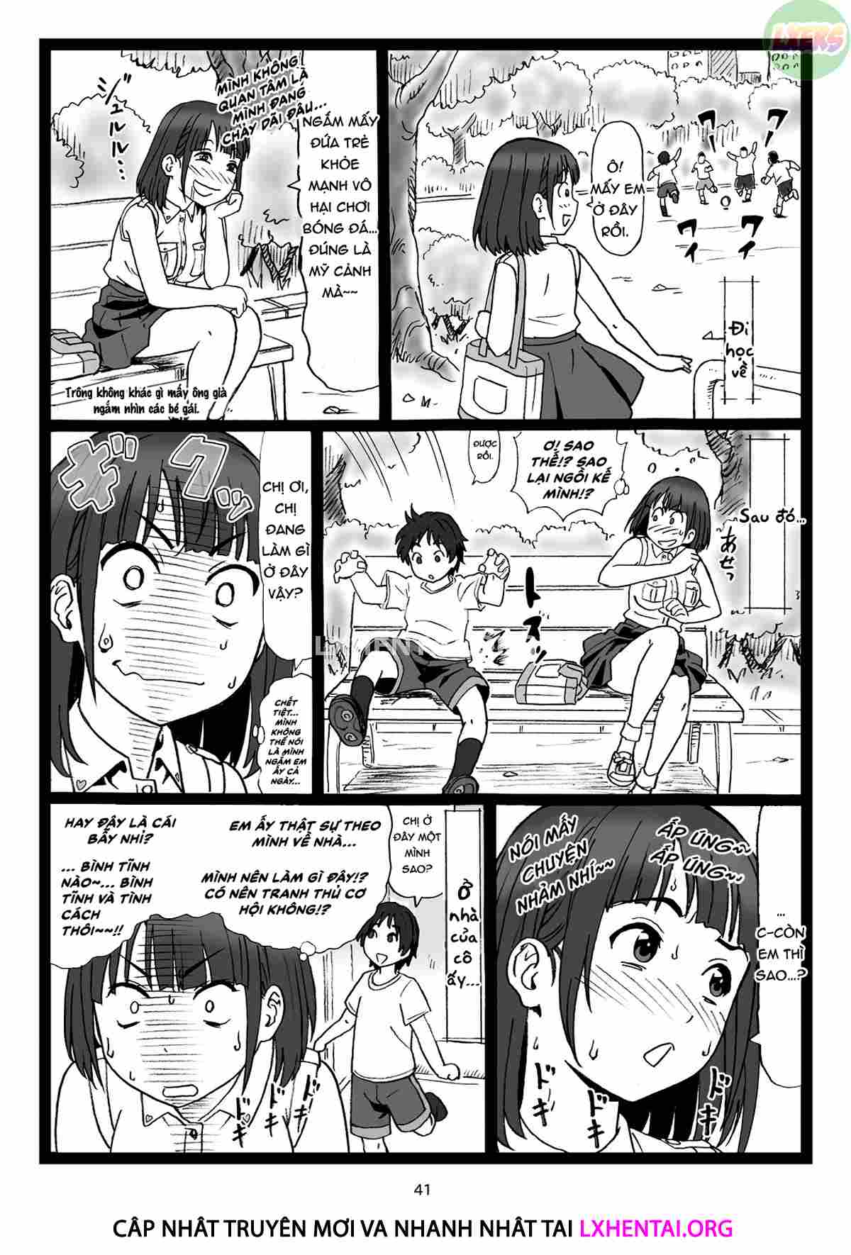 Đọc truyện hentai A Pretty Onee-San, That's Sitting On A Bench In The Park...Suddenly Says To Me: [Show Me Your Dick]. - Oneshot