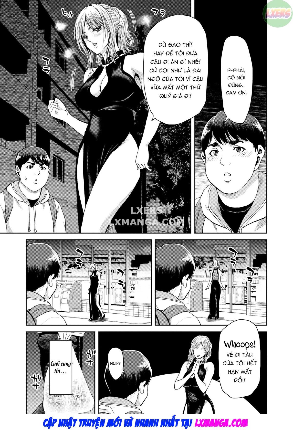 Đọc truyện hentai Câu chuyện về một cậu sinh viên đã làm tình với một cô gái ở quán rượu - Oneshot
