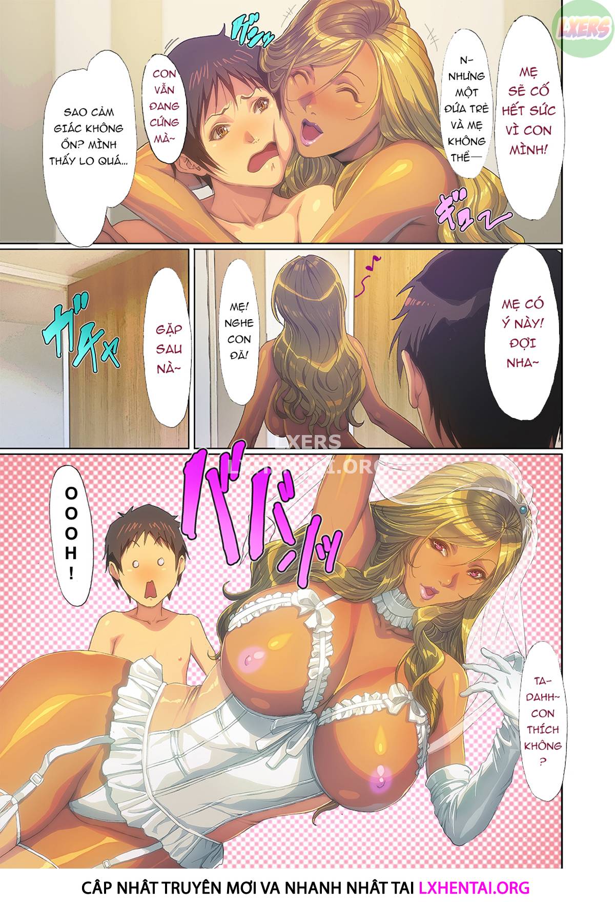 Đọc truyện hentai Mẹ Gyaru xuất hiện ở nhà tôi!! - Chap 1