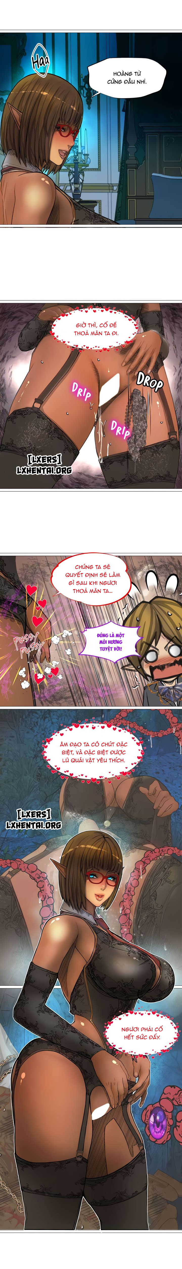 Đọc truyện hentai Nữ Hoàng Dark Elf Và Nô Lệ Orc - Chap 28