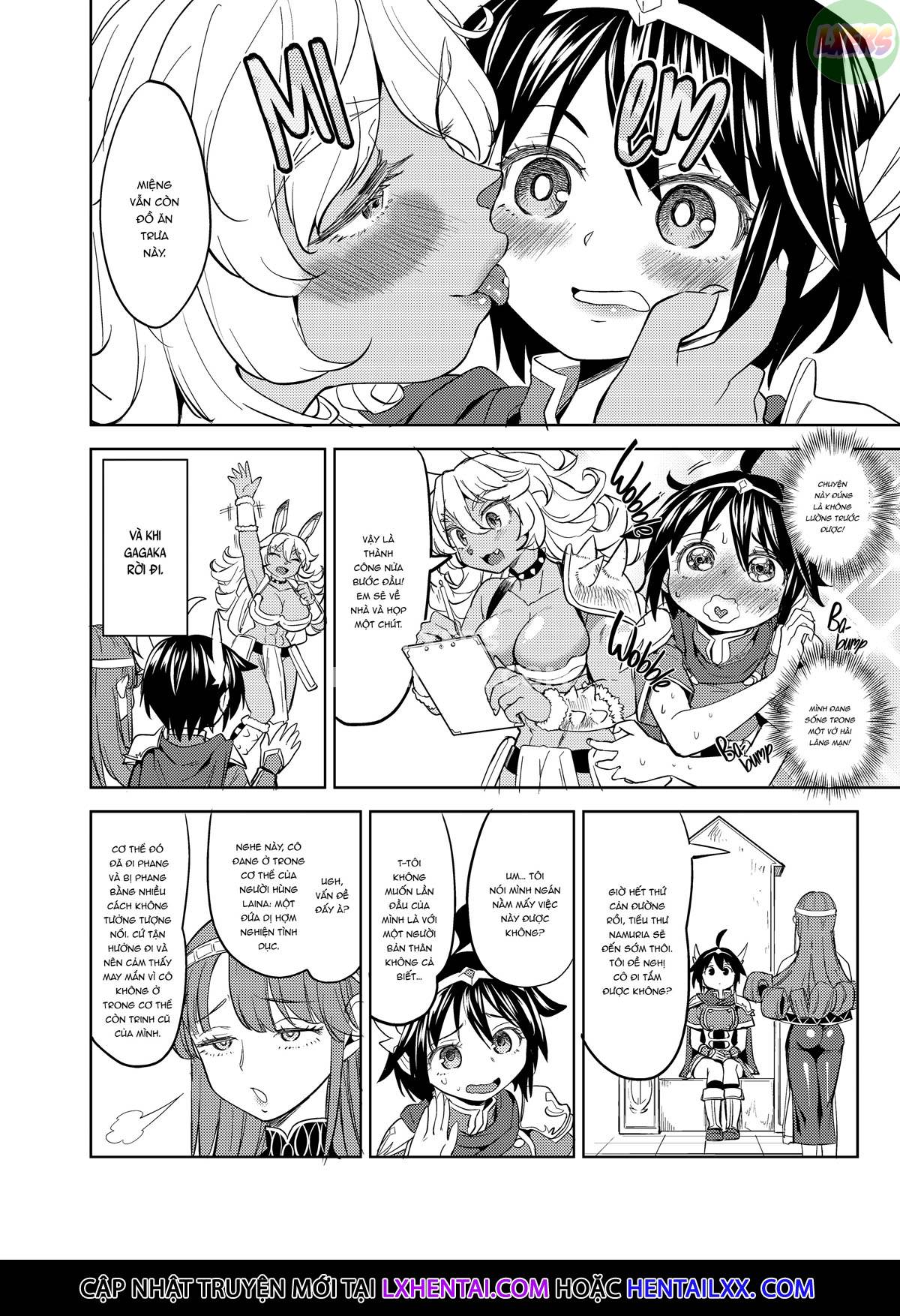 Đọc truyện hentai Tái sinh thành một nữ anh hùng có 5 người vợ quỷ - Chap 2