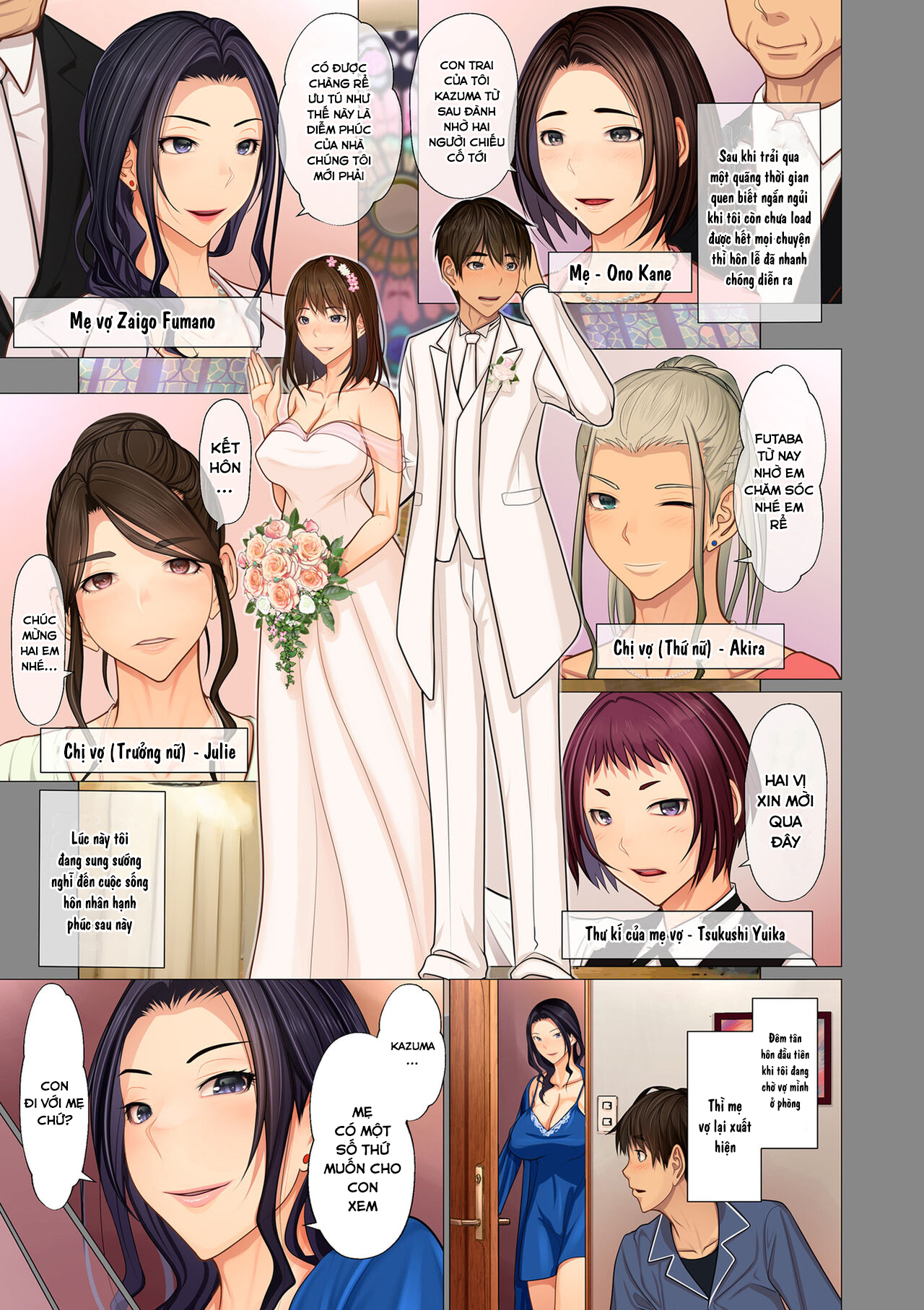 Đọc truyện hentai Fugou Ichizoku no Muko Chap 1