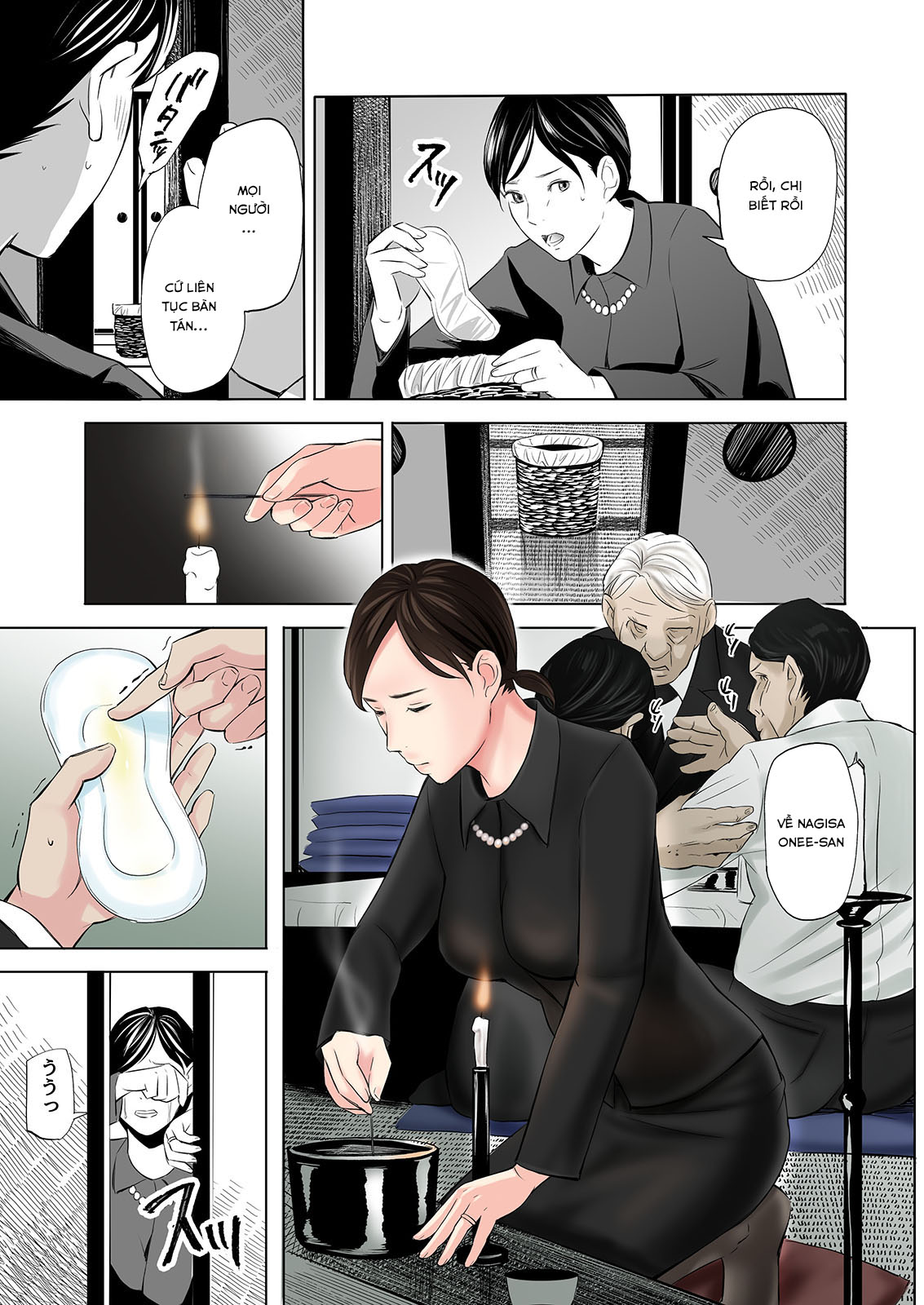 Đọc truyện hentai Mofuku Miboujin No Erohon Desu - Oneshot