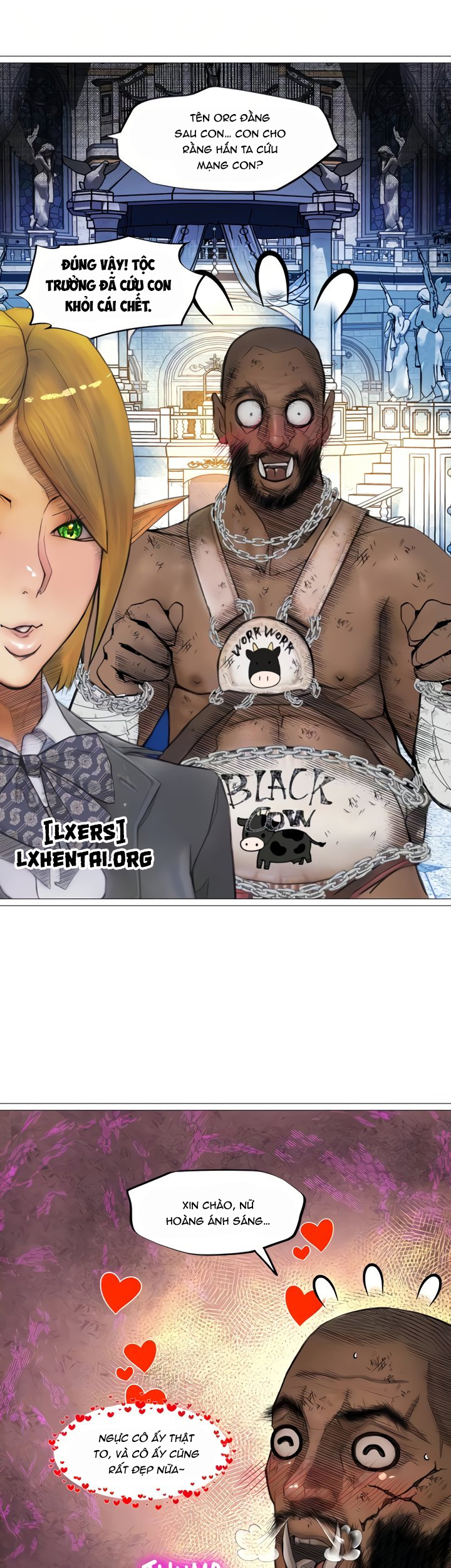 Đọc truyện hentai Nữ Hoàng Dark Elf Và Nô Lệ Orc - Chap 29