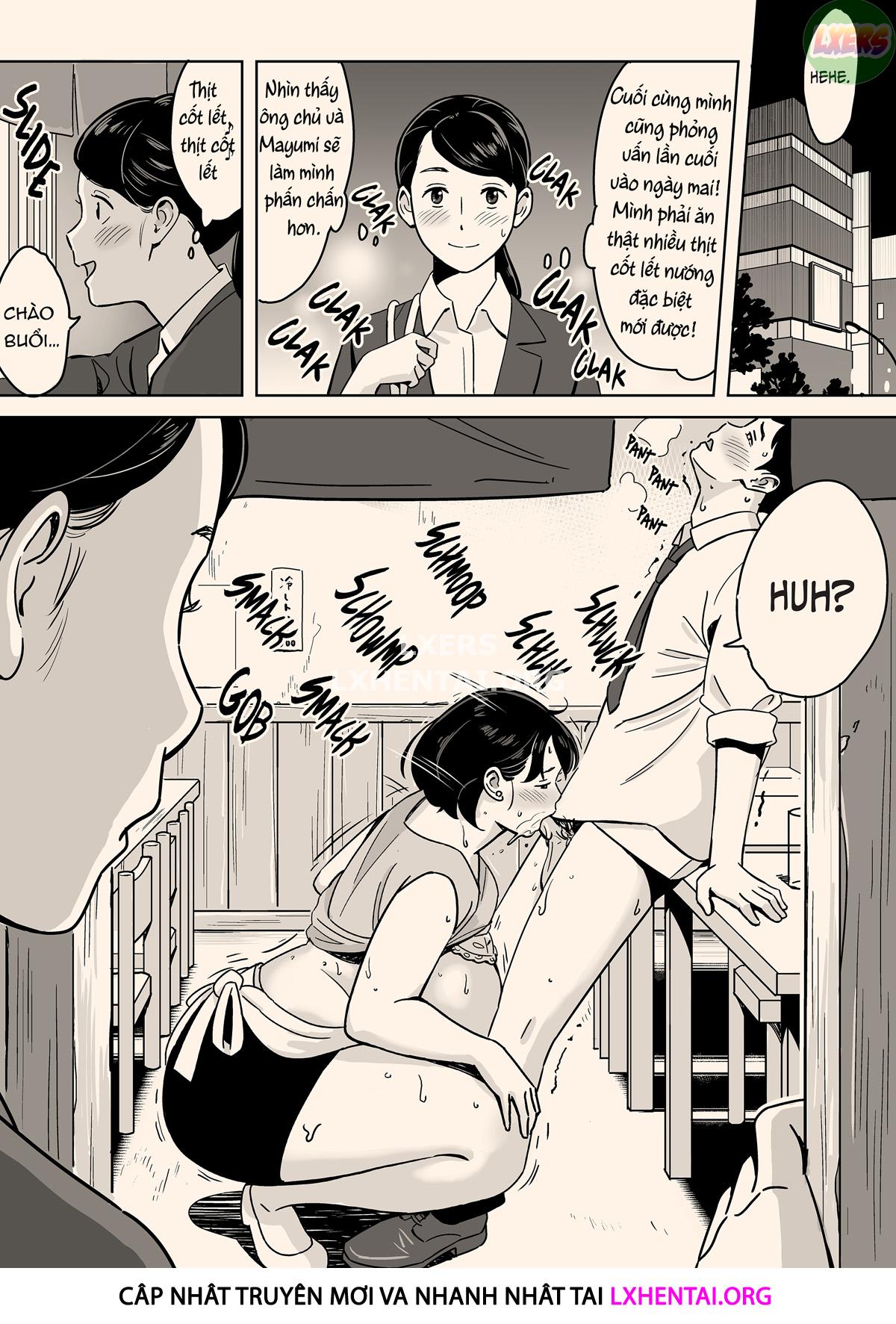 Đọc truyện hentai Karada Mo Oishii Shokudou No Keitai Houman Zuma - Oneshot