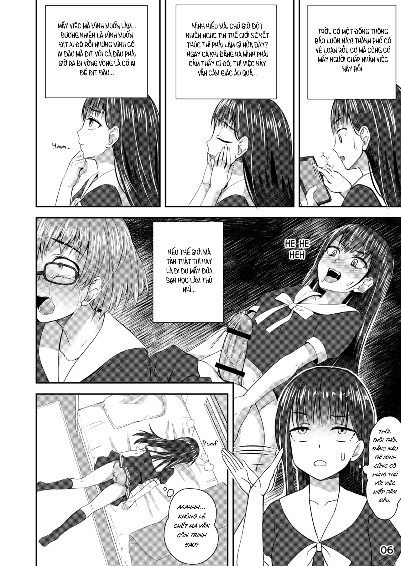 Đọc truyện hentai Mất trinh ngày tận thế - Oneshot